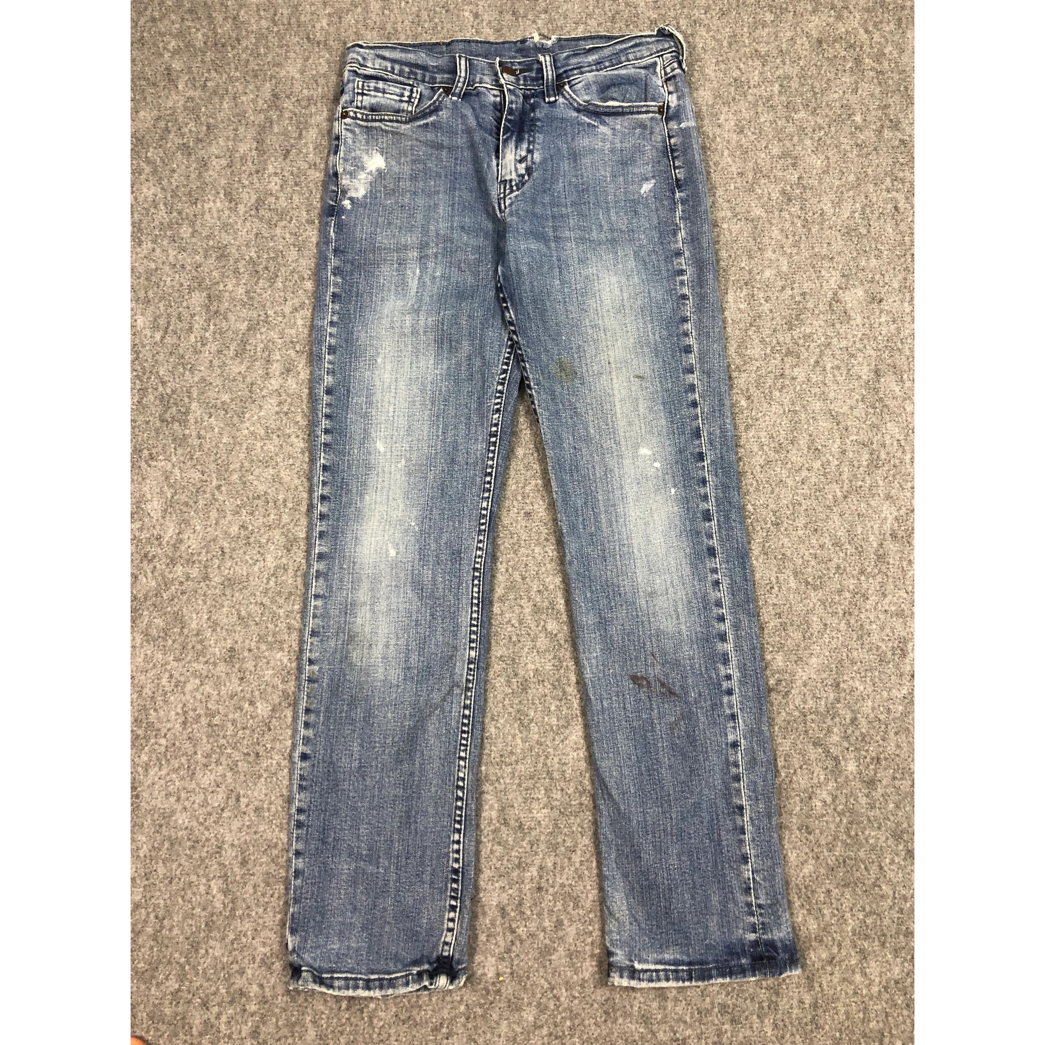 Levi's Vintage Levis 514 Blue Denim DP0187 Size US 29 - 1 Thumbnail