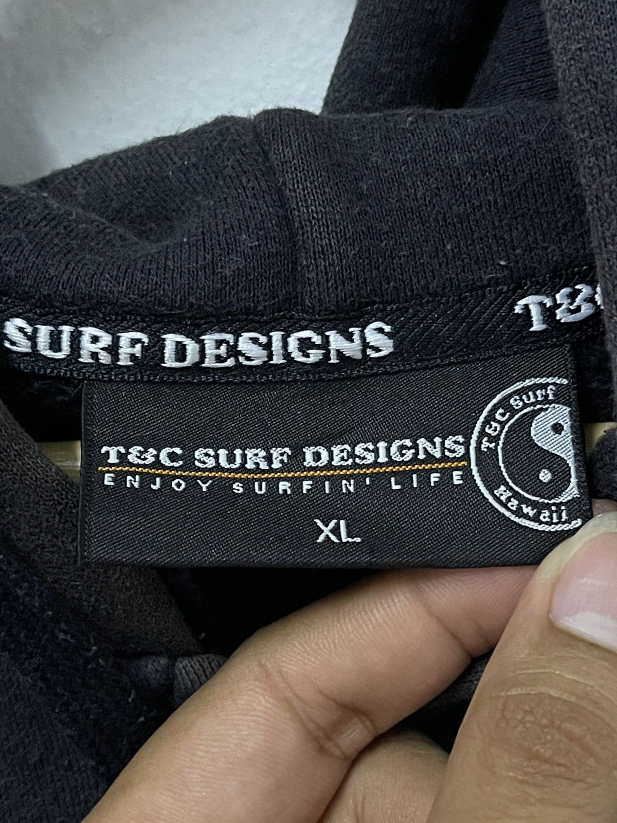 Japanese Brand × Vintage Vintage T&C Surf Surfing Ying Yang Big Logo Sweatshirt Size US L / EU 52-54 / 3 - 9 Thumbnail
