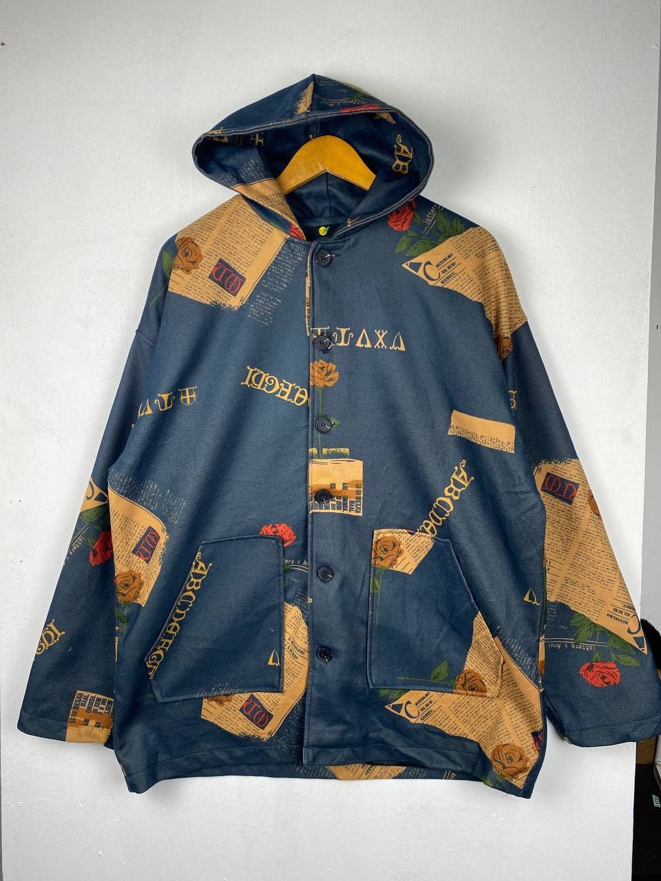 Japanese Brand japanese brands fullprint jacket hooded nice design Size US XXL / EU 58 / 5 - 1 Thumbnail
