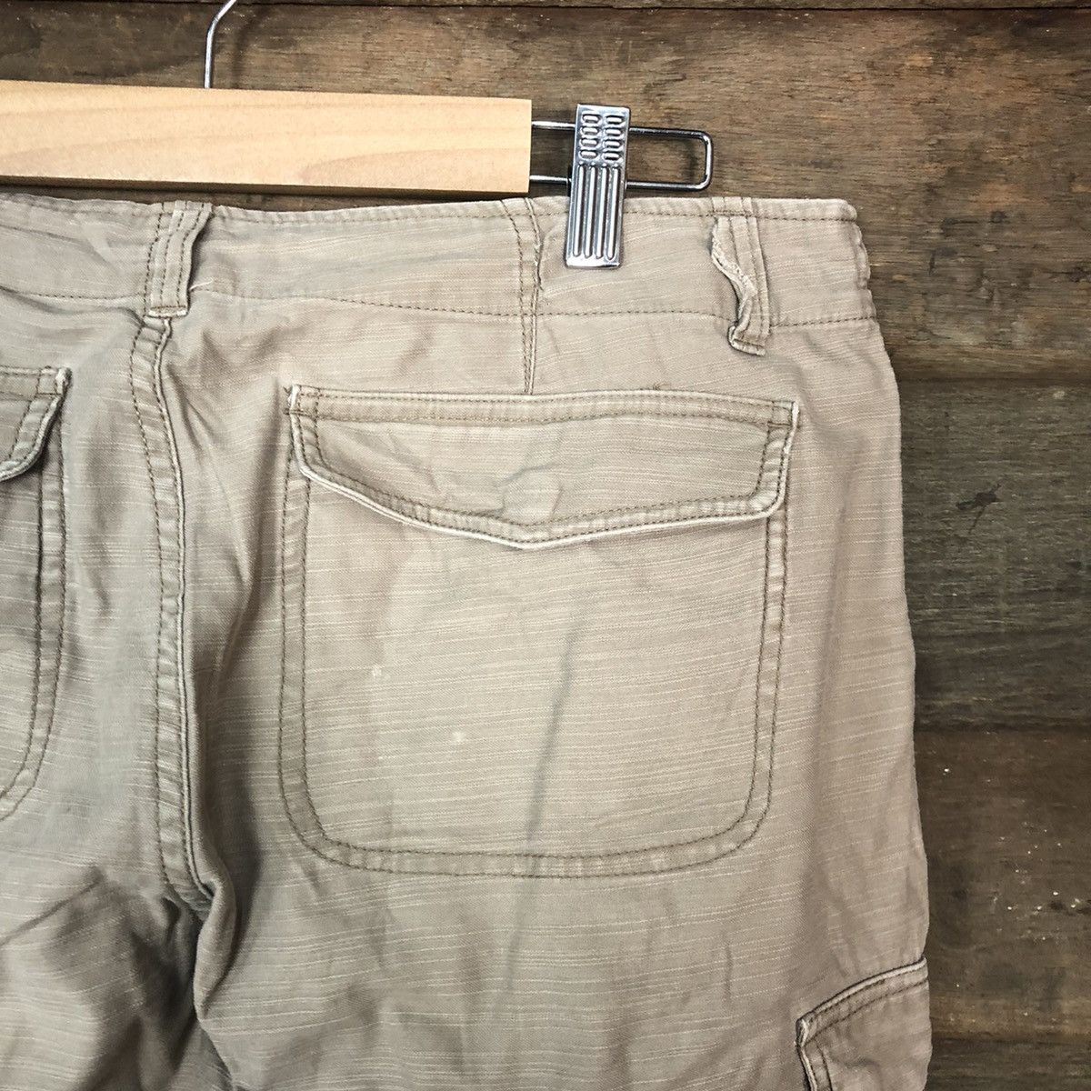 Japanese Brand Earth Brown multipocket utility cropped Cargo Pants #2409 Size 32" / US 10 / IT 46 - 15 Thumbnail
