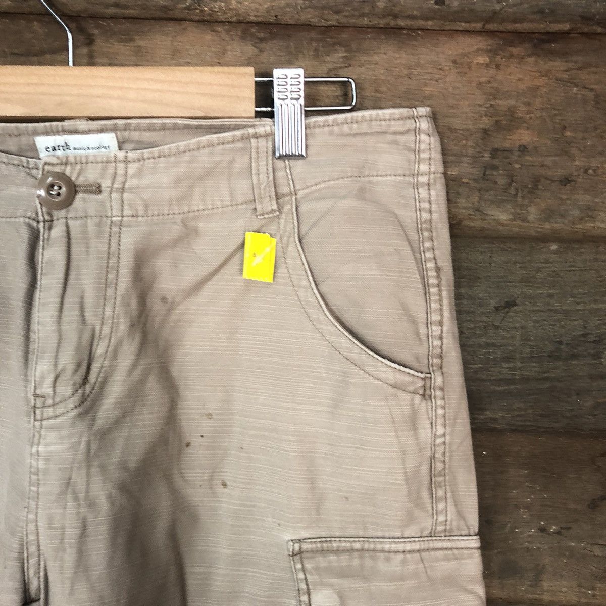 Japanese Brand Earth Brown multipocket utility cropped Cargo Pants #2409 Size 32" / US 10 / IT 46 - 5 Thumbnail