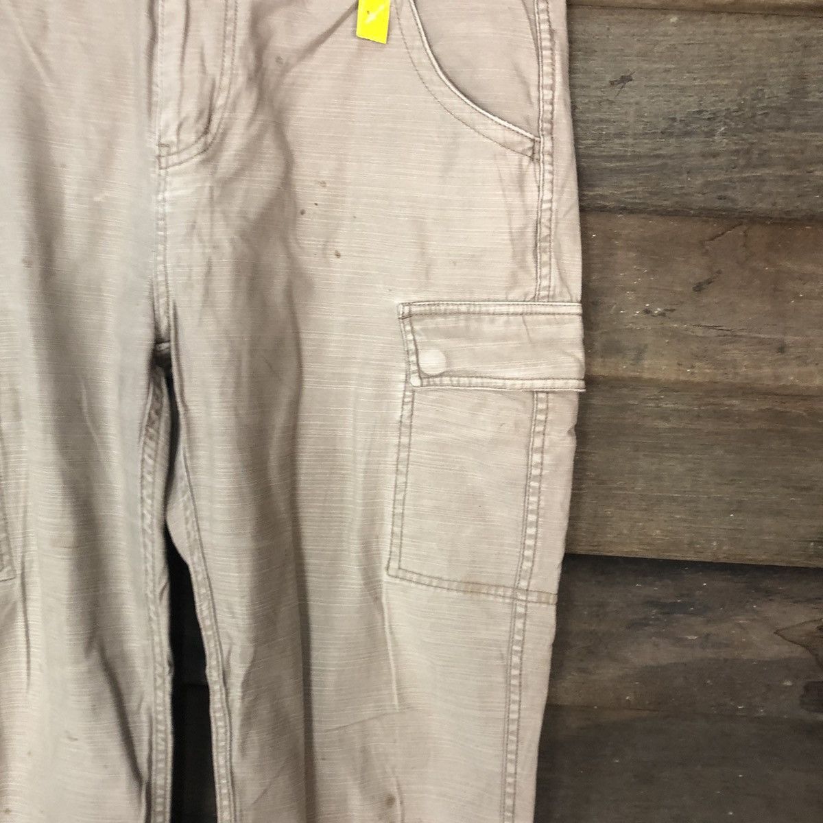Japanese Brand Earth Brown multipocket utility cropped Cargo Pants #2409 Size 32" / US 10 / IT 46 - 7 Thumbnail