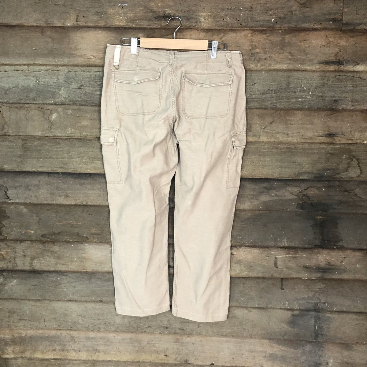 Japanese Brand Earth Brown multipocket utility cropped Cargo Pants #2409 Size 32" / US 10 / IT 46 - 11 Thumbnail