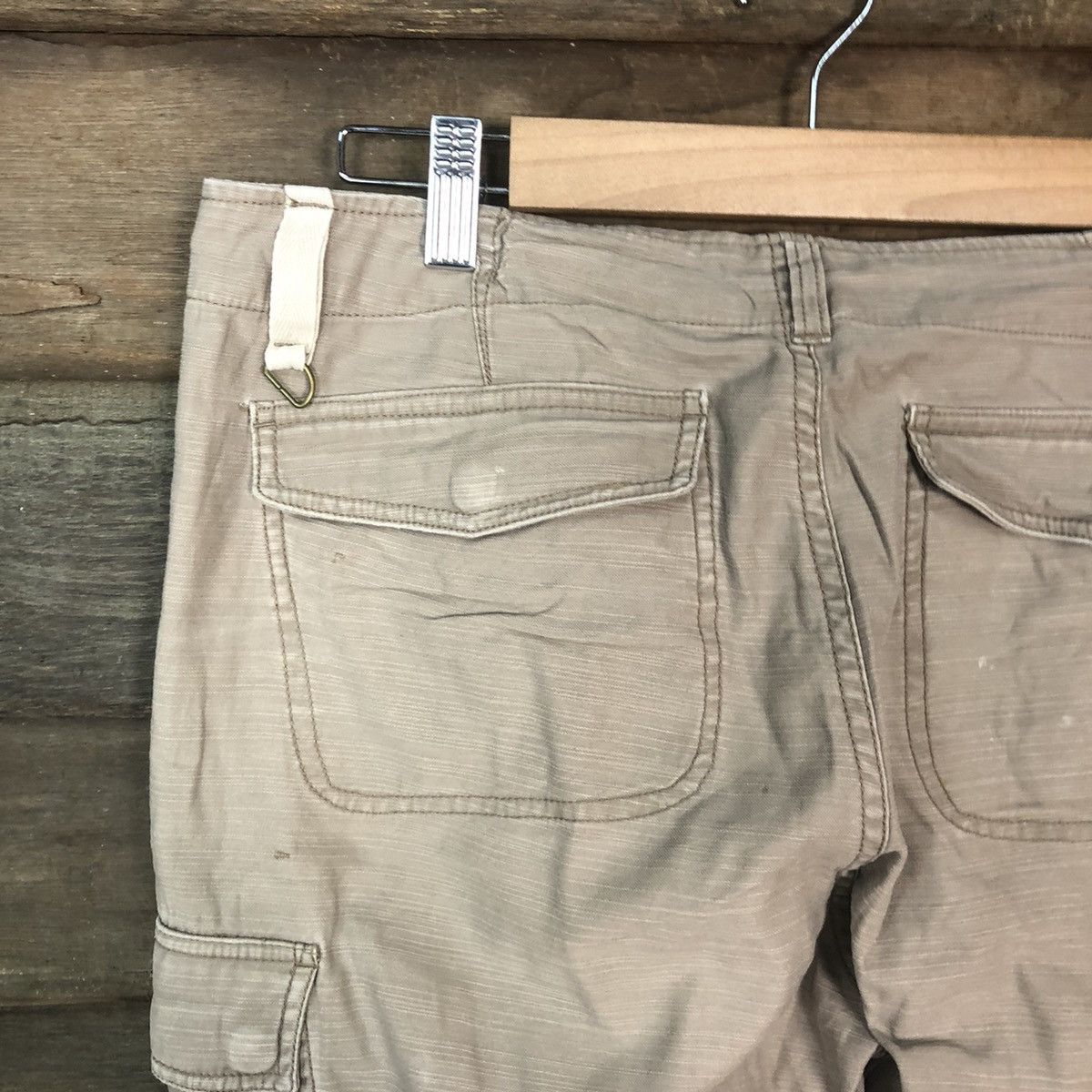 Japanese Brand Earth Brown multipocket utility cropped Cargo Pants #2409 Size 32" / US 10 / IT 46 - 14 Thumbnail