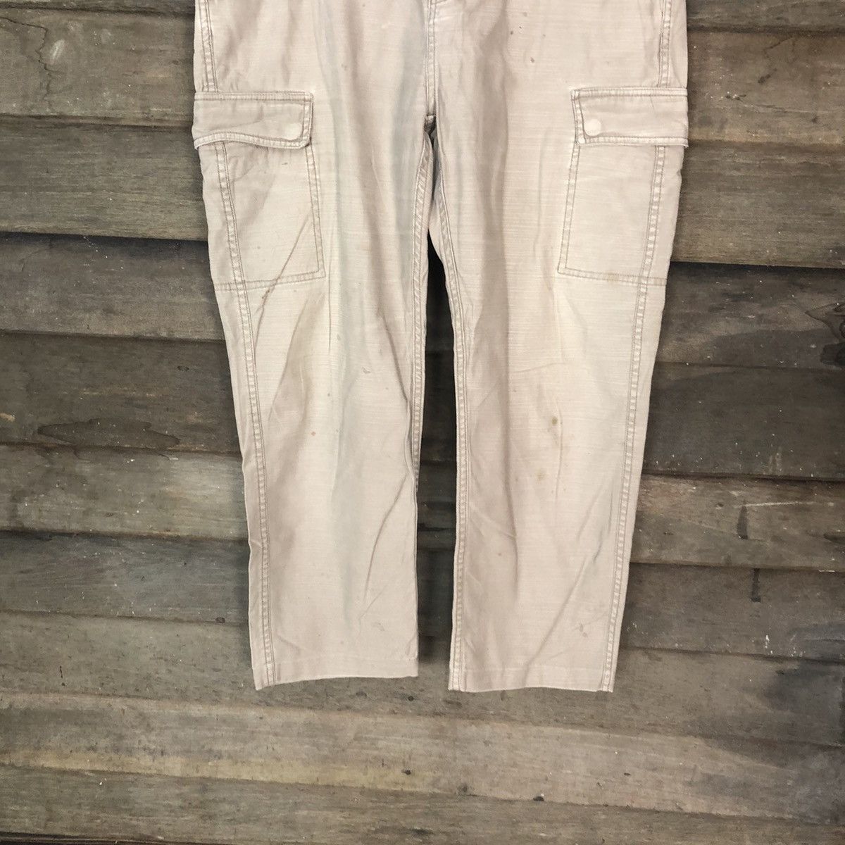 Japanese Brand Earth Brown multipocket utility cropped Cargo Pants #2409 Size 32" / US 10 / IT 46 - 3 Thumbnail