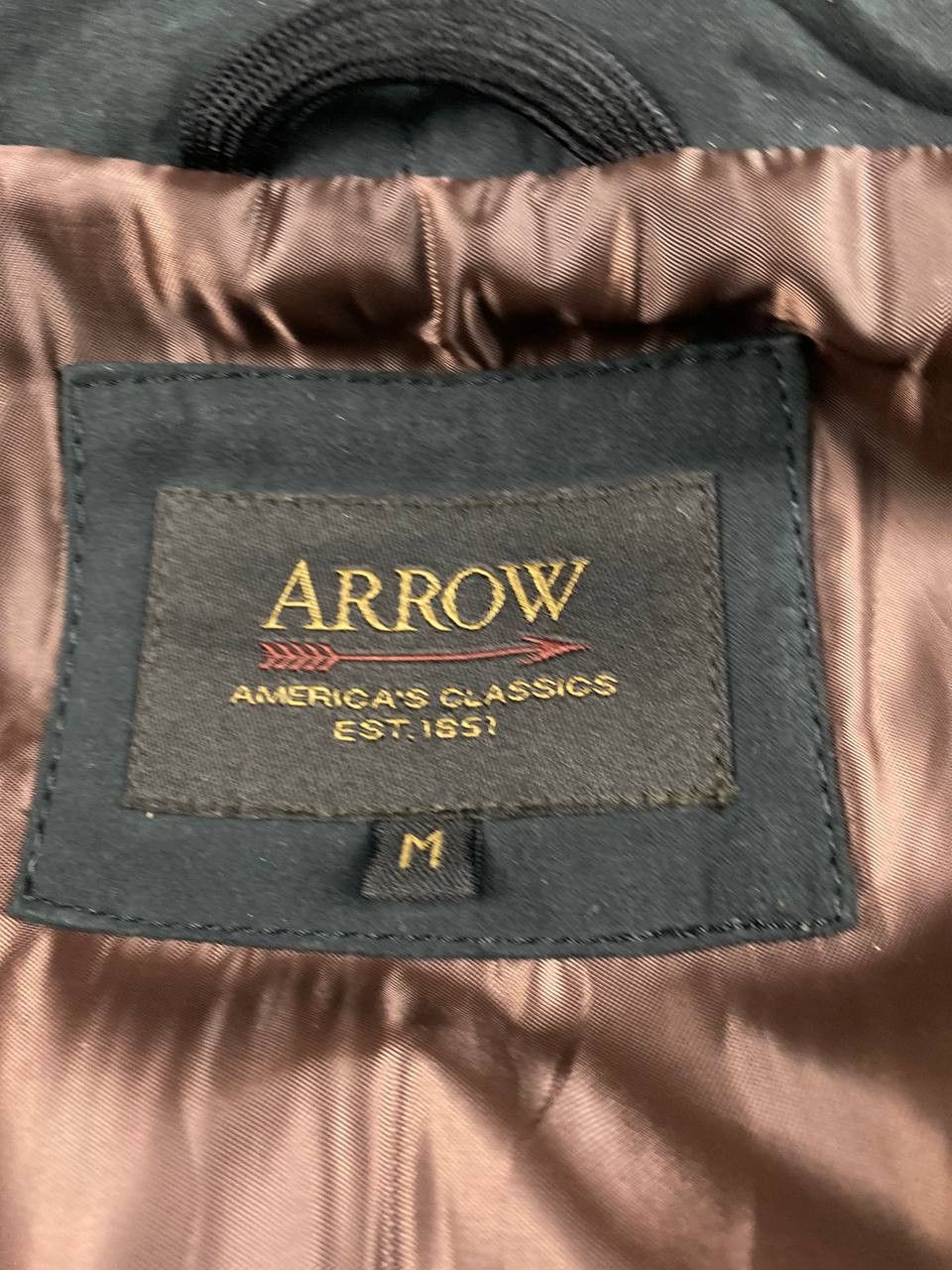 Arrow arrow thin/light puffer jacket nice design Size US M / EU 48-50 / 2 - 8 Thumbnail