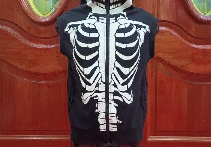 Seditionaries skeleton hoodie sleeveless full zipper like Size S / US 4 / IT 40 - 3 Thumbnail
