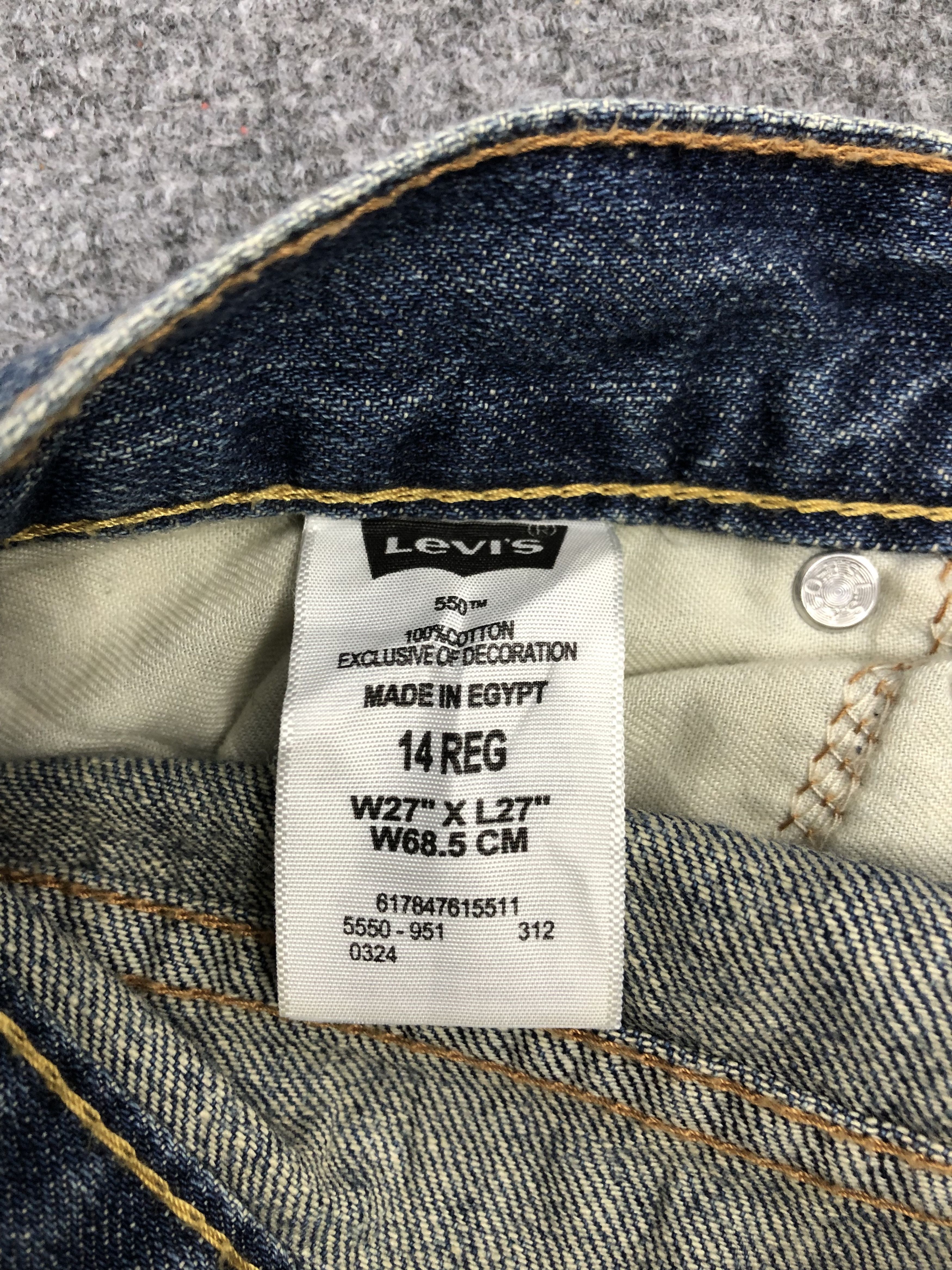 Levi's Vintage Levis 550 Denim DP1181 Size US 29 - 10 Thumbnail