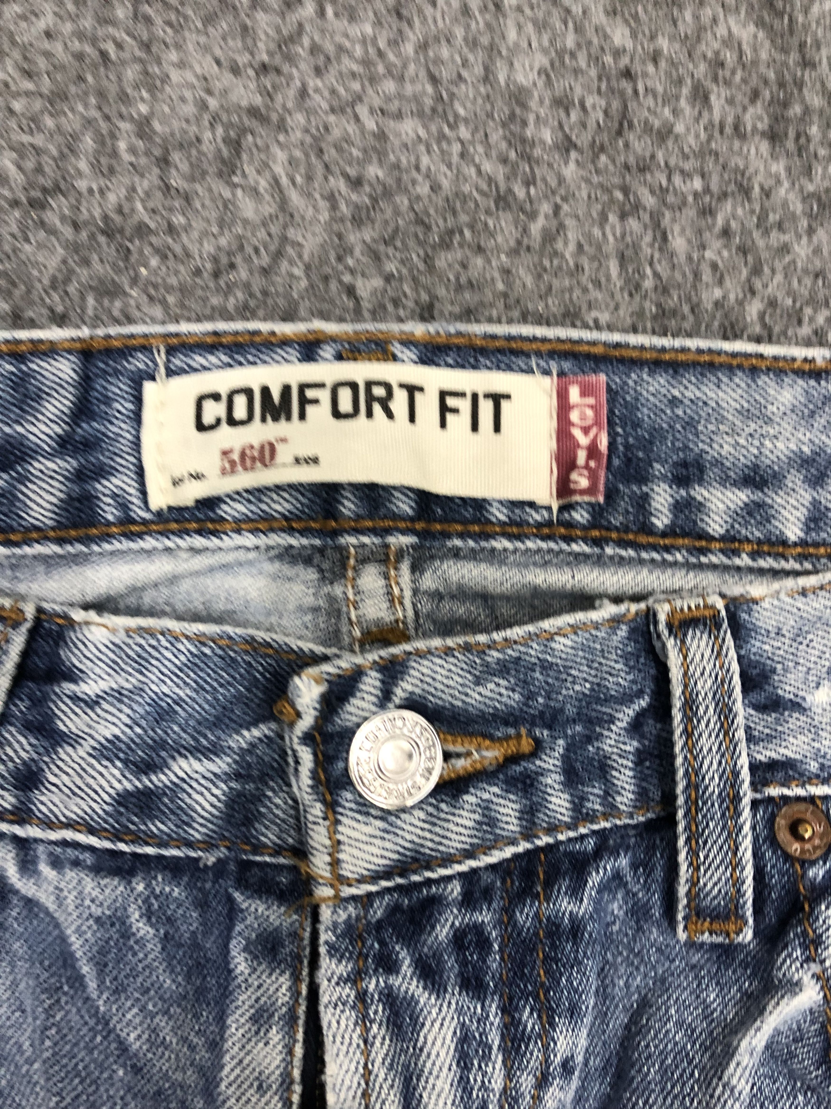 Levi's Vintage Levis 560 Sun Faded Denim DP1260 Size US 29 - 6 Thumbnail