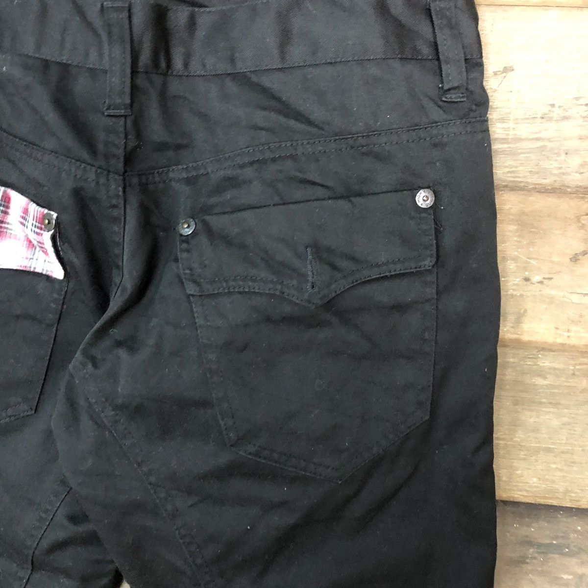 Japanese Brand Nylaus double waist multipocket punk Cargo Pants #3788 Size US 32 / EU 48 - 13 Thumbnail