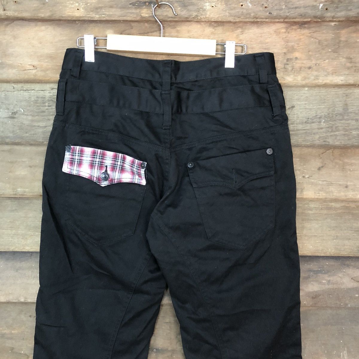 Japanese Brand Nylaus double waist multipocket punk Cargo Pants #3788 Size US 32 / EU 48 - 10 Thumbnail