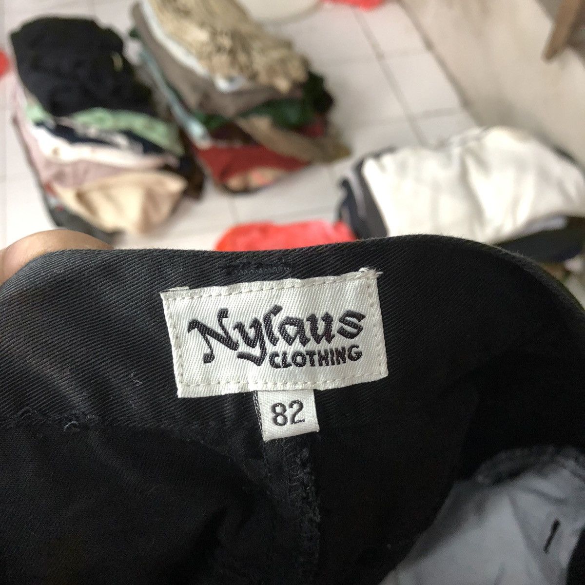 Japanese Brand Nylaus double waist multipocket punk Cargo Pants #3788 Size US 32 / EU 48 - 14 Thumbnail