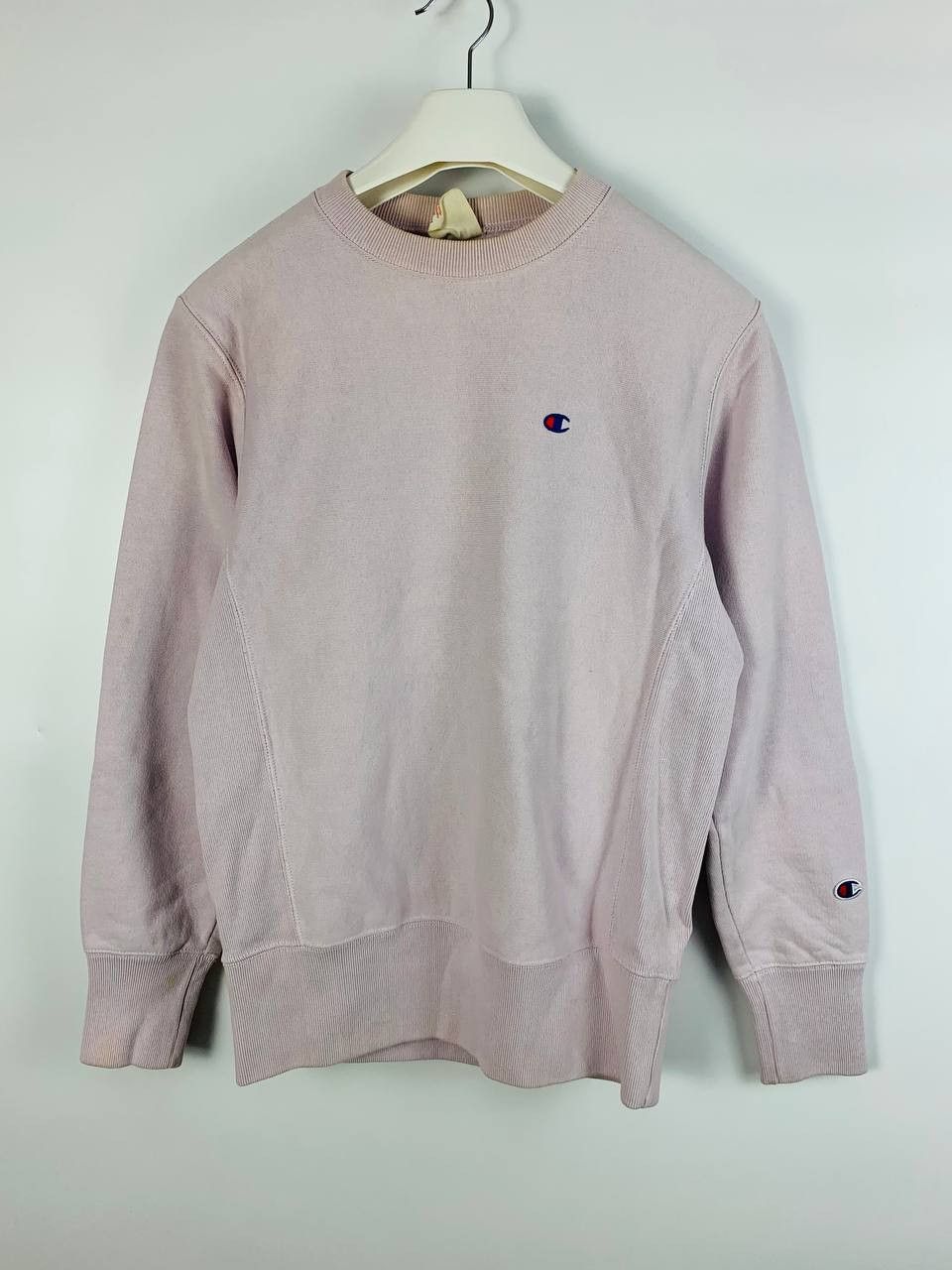 Champion Champion sweatshirt light pink cotton M Grailed