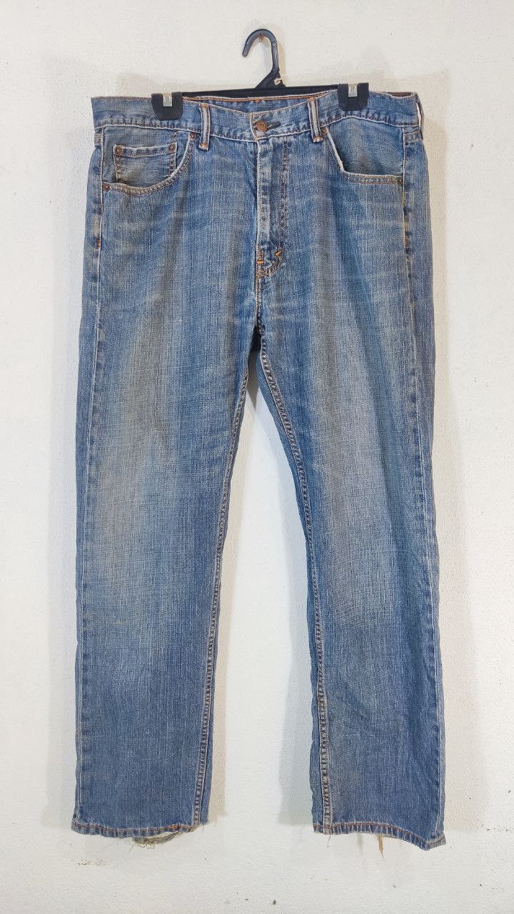 Levi's levis 505 straight cut distressed denim Size US 39 - 2 Thumbnail