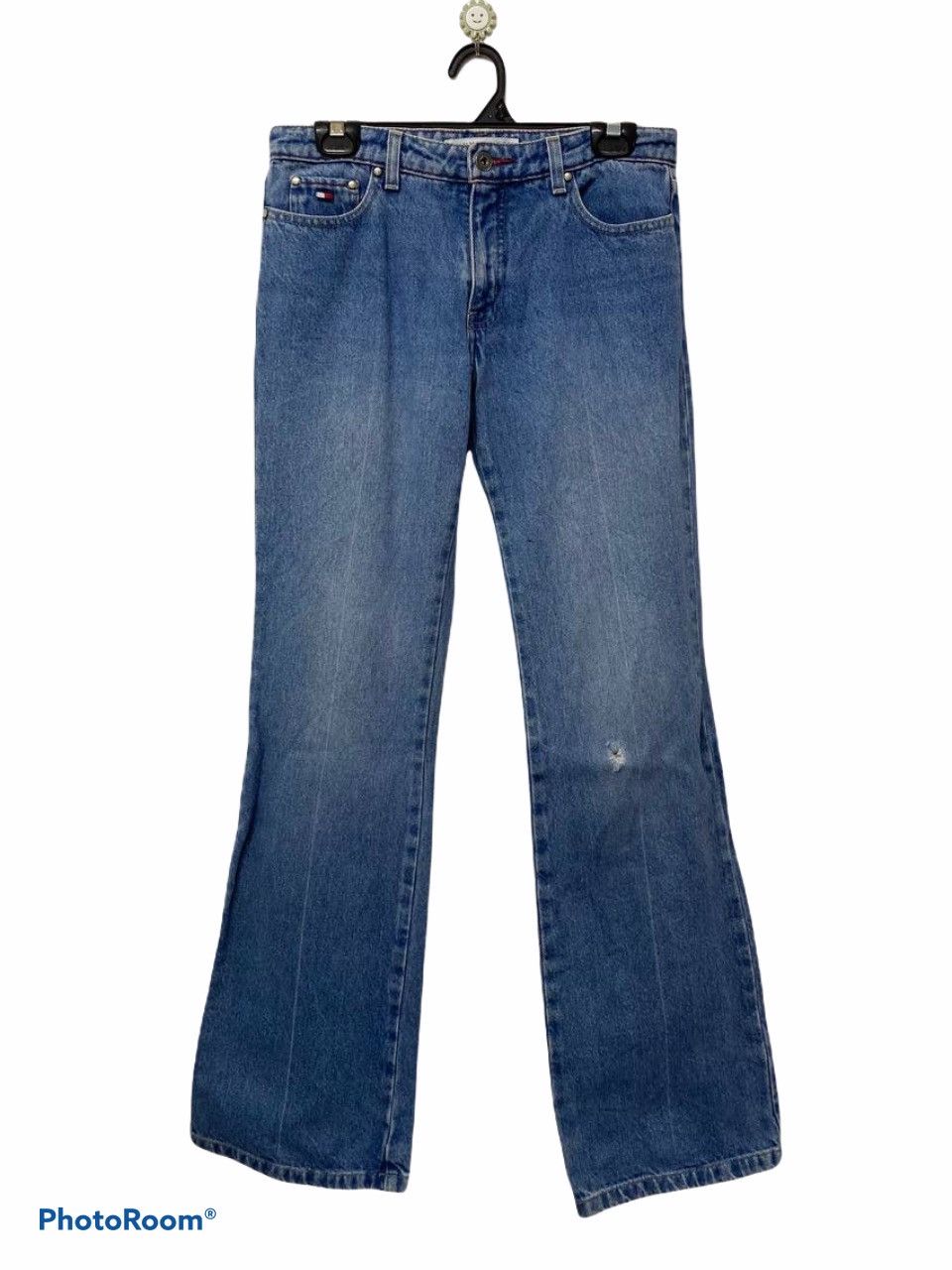 Tommy Hilfiger Vintage tommy hilfiger bootcut flare distressed denim Size US 31 - 2 Thumbnail
