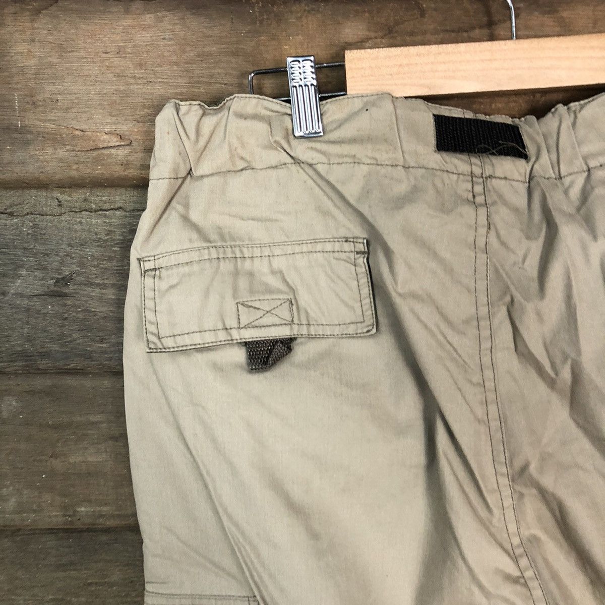 Japanese Brand Body Wave Brown multipocket cropped skater Cargo Pants #4479 Size US 30 / EU 46 - 15 Thumbnail