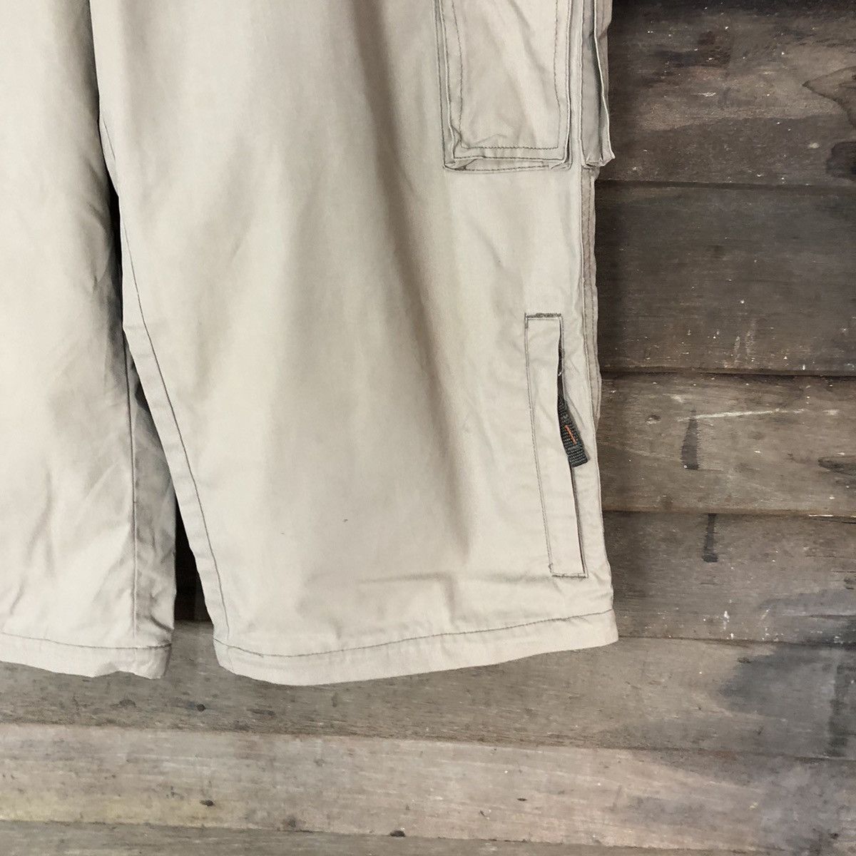 Japanese Brand Body Wave Brown multipocket cropped skater Cargo Pants #4479 Size US 30 / EU 46 - 9 Thumbnail