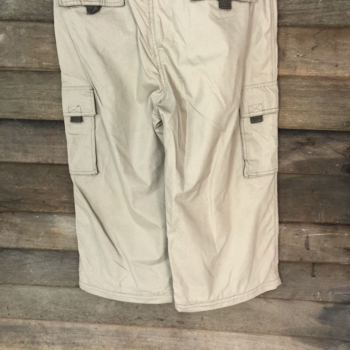 Japanese Brand Body Wave Brown multipocket cropped skater Cargo Pants #4479 Size US 30 / EU 46 - 14 Thumbnail