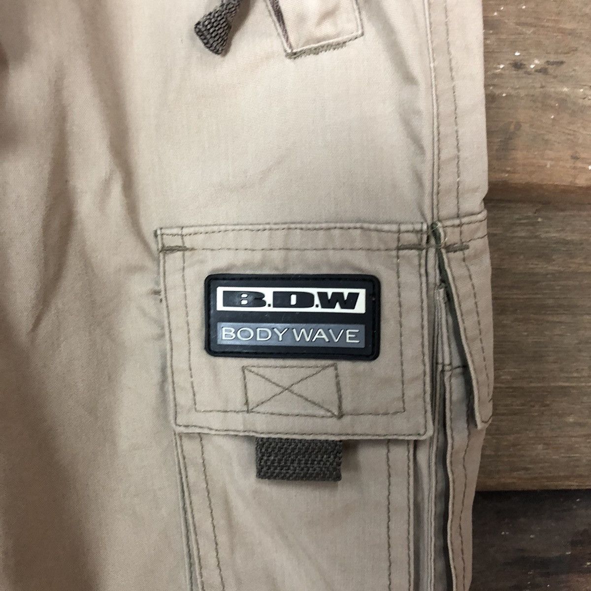 Japanese Brand Body Wave Brown multipocket cropped skater Cargo Pants #4479 Size US 30 / EU 46 - 10 Thumbnail