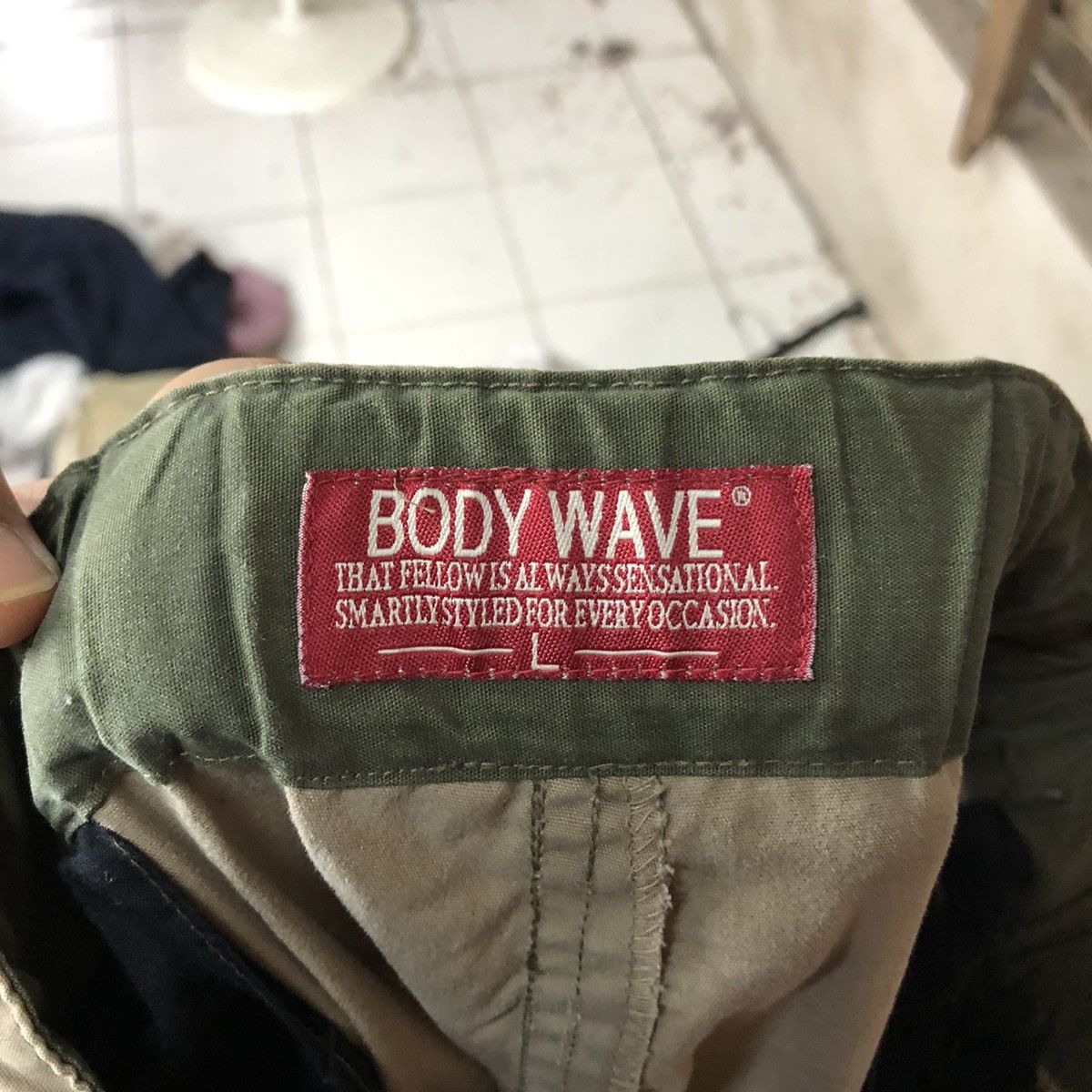 Japanese Brand Body Wave Brown multipocket cropped skater Cargo Pants #4479 Size US 30 / EU 46 - 17 Thumbnail