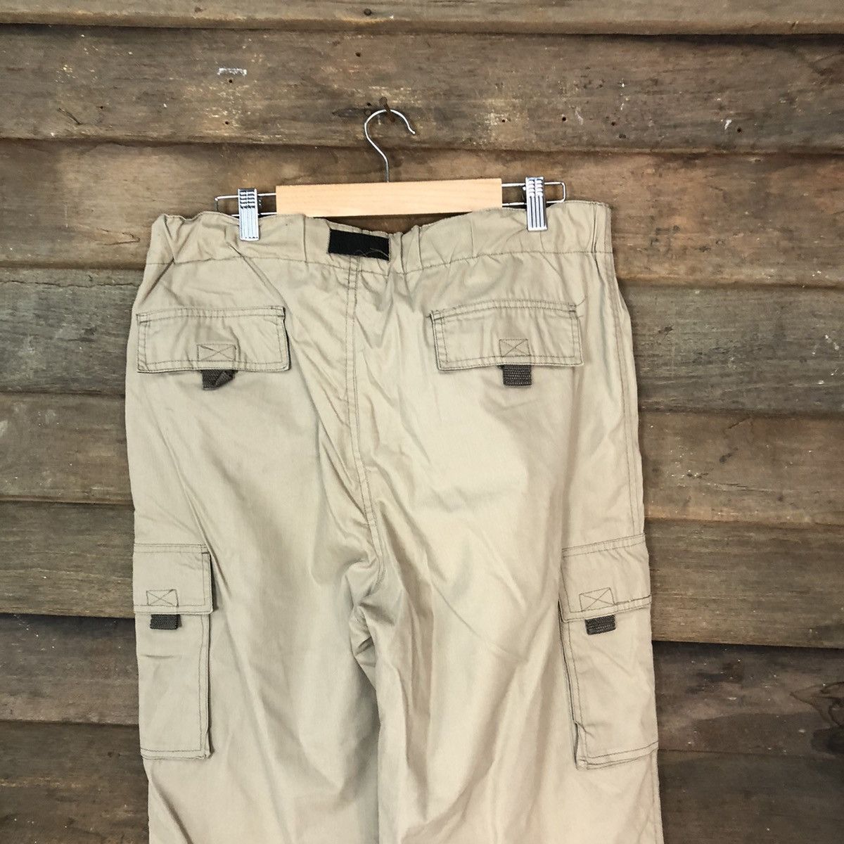Japanese Brand Body Wave Brown multipocket cropped skater Cargo Pants #4479 Size US 30 / EU 46 - 13 Thumbnail