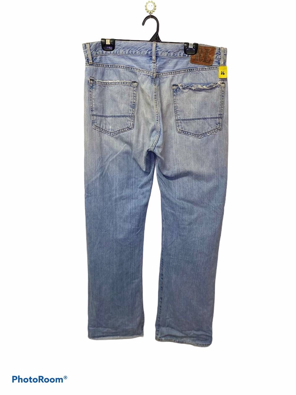 image of Distressed Denim x Polo Ralph Lauren Denim Jeans Distressed in Light Blue, Men's (Size 36)