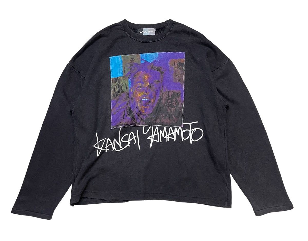 Kansai Yamamoto VINTAGE KANSAIMAN FADED BOXY SHIRT Size US M / EU 48-50 / 2 - 4 Thumbnail