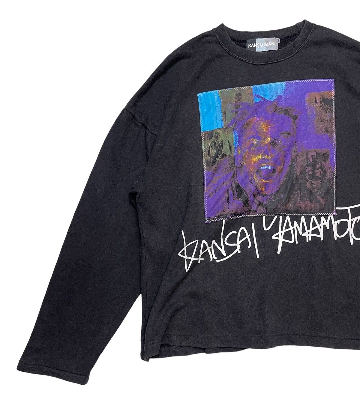 Kansai Yamamoto VINTAGE KANSAIMAN FADED BOXY SHIRT Size US M / EU 48-50 / 2 - 6 Thumbnail