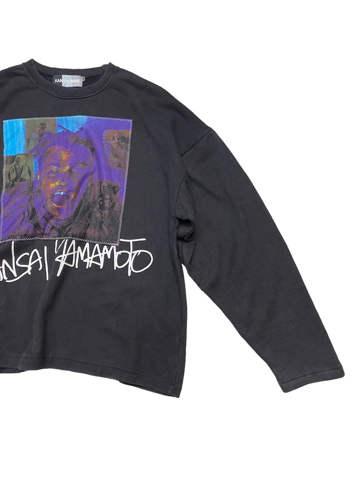 Kansai Yamamoto VINTAGE KANSAIMAN FADED BOXY SHIRT Size US M / EU 48-50 / 2 - 7 Thumbnail