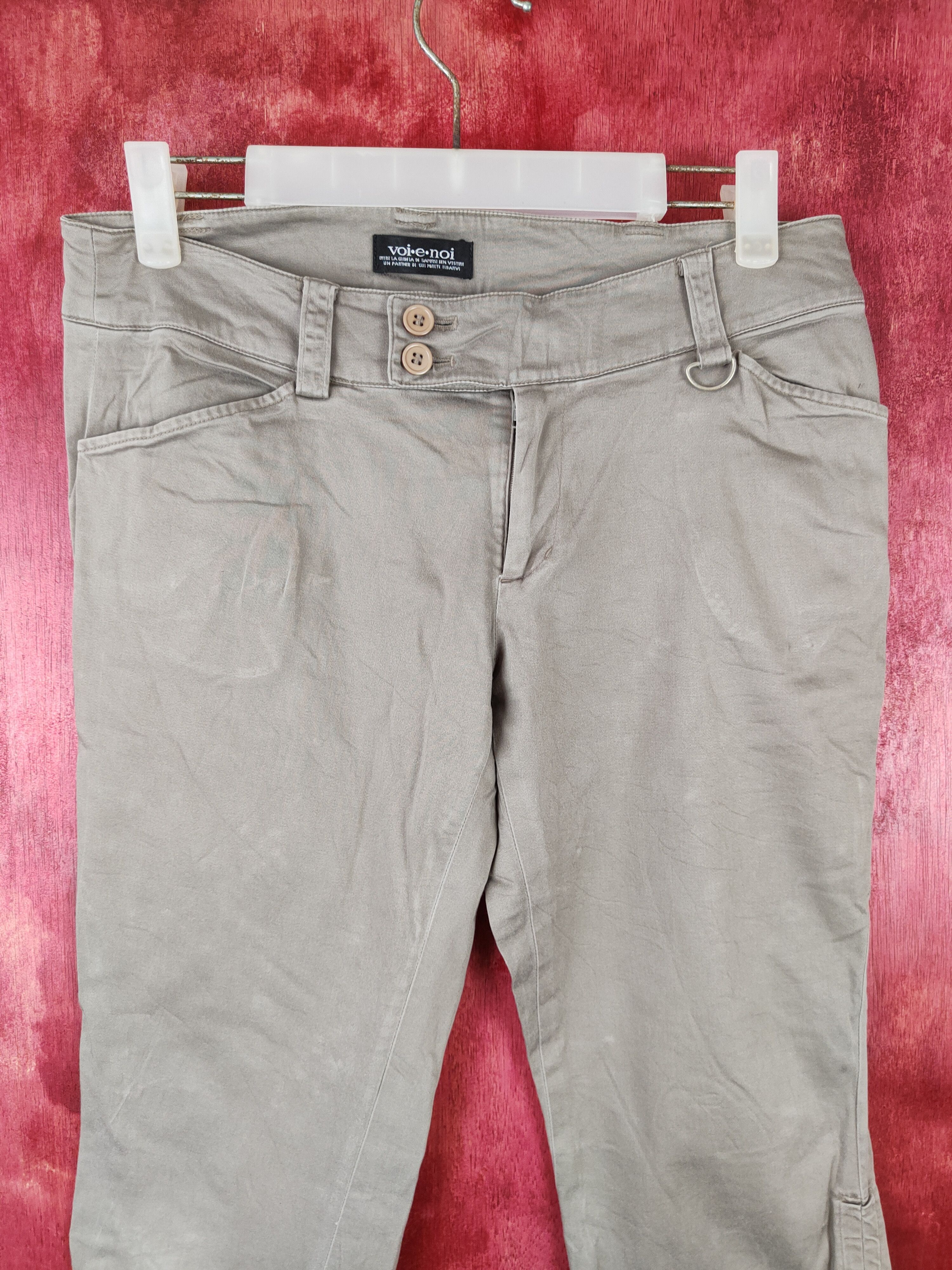 Japanese Brand × Vintage Voi-e-noi Gray Multi Pocket Tactical Pants #S419 Size 30" / US 8 / IT 44 - 2 Thumbnail