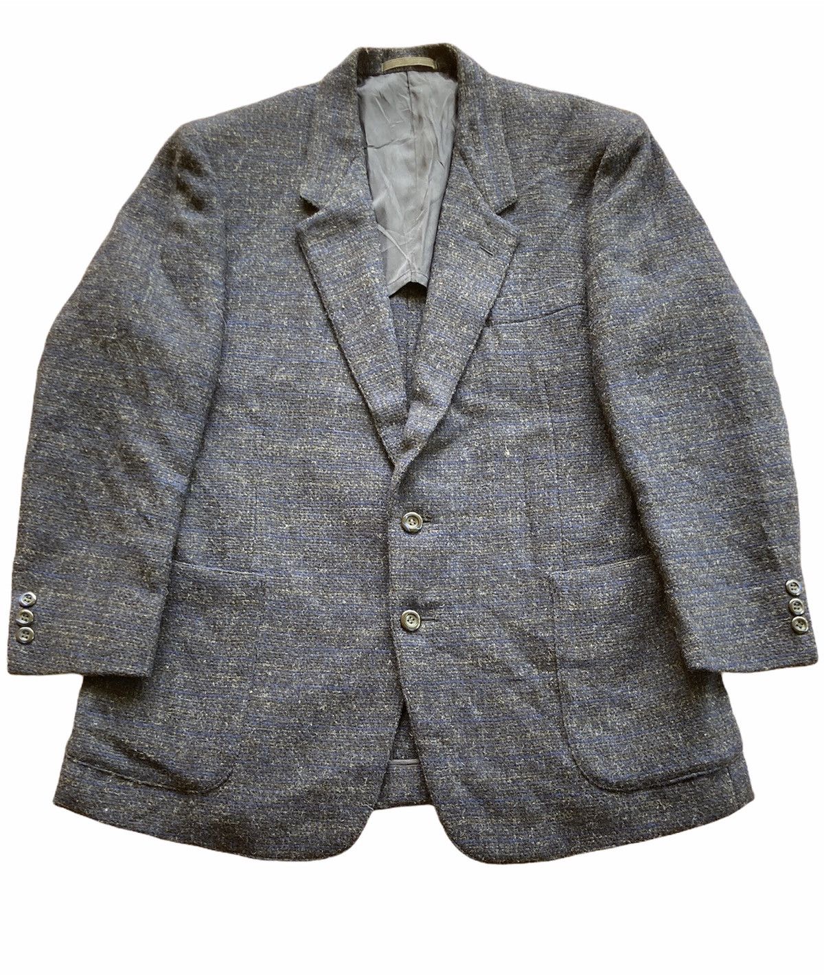 Harris Tweed HARRIS TWEED WOOL BLAZER JACKET Size US M / EU 48-50 / 2 - 2 Thumbnail