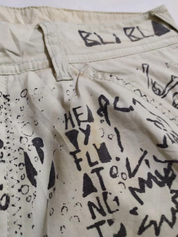 Diesel × Seditionaries Diesel FullPrint Art Punk Design Pants Size US 31 - 9 Thumbnail