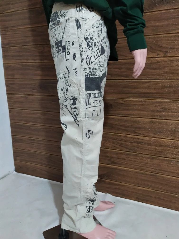 Diesel × Seditionaries Diesel FullPrint Art Punk Design Pants Size US 31 - 2 Thumbnail