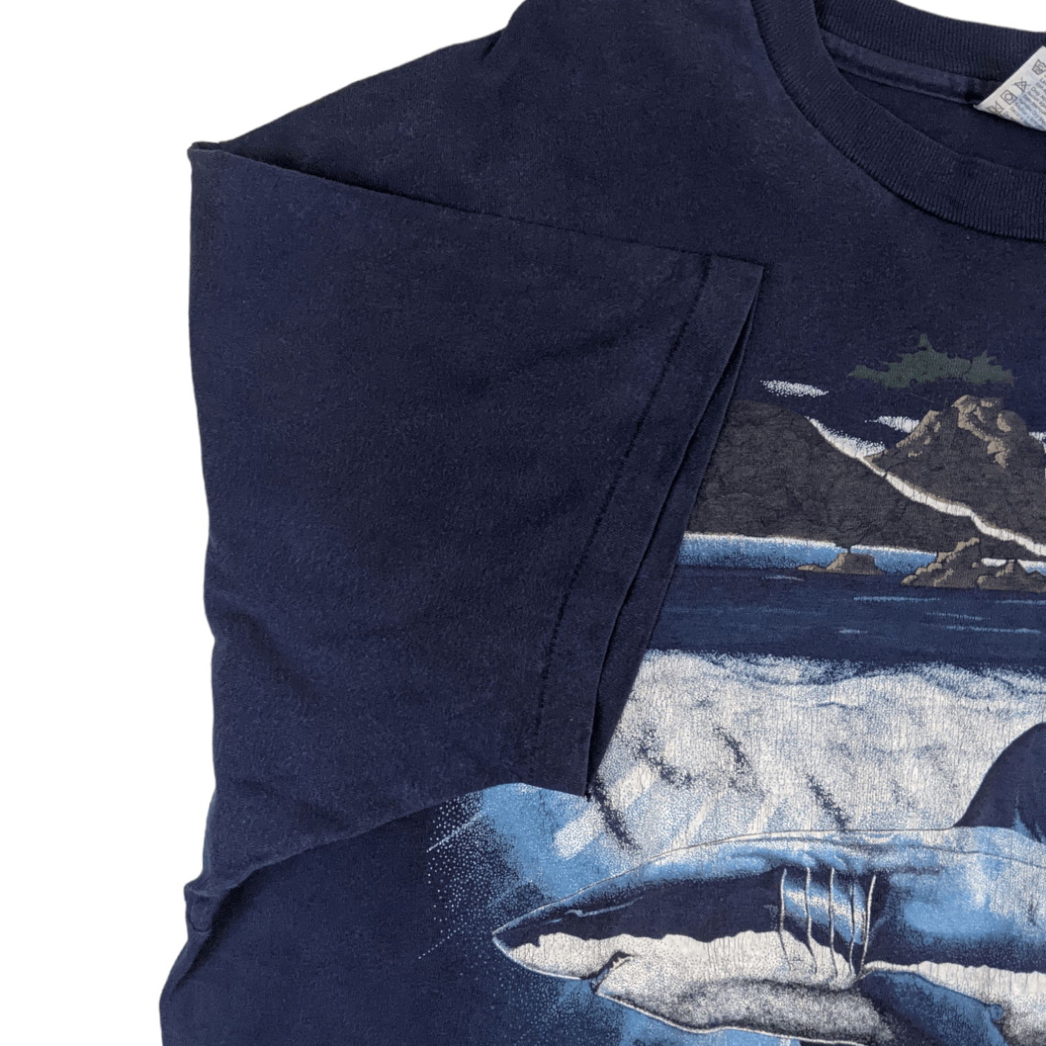 Hanes Vintage 90's HANES Monterey Bay Aquarium Full Print T-Shirt Size US XL / EU 56 / 4 - 8 Thumbnail