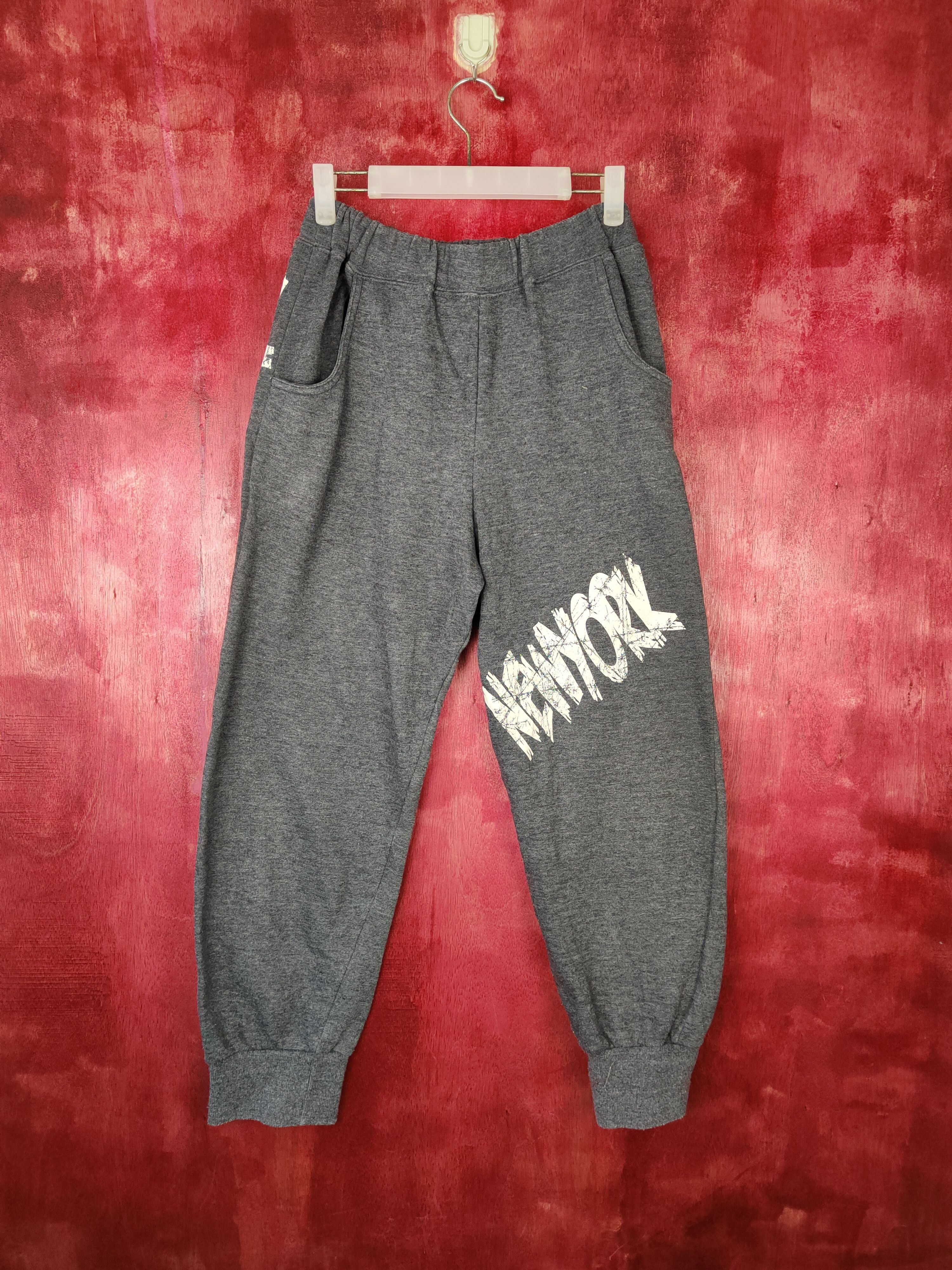 Japanese Brand Ecruse New York Gray Cargo Jogger Pants #4913 Size US 28 / EU 44 - 1 Thumbnail