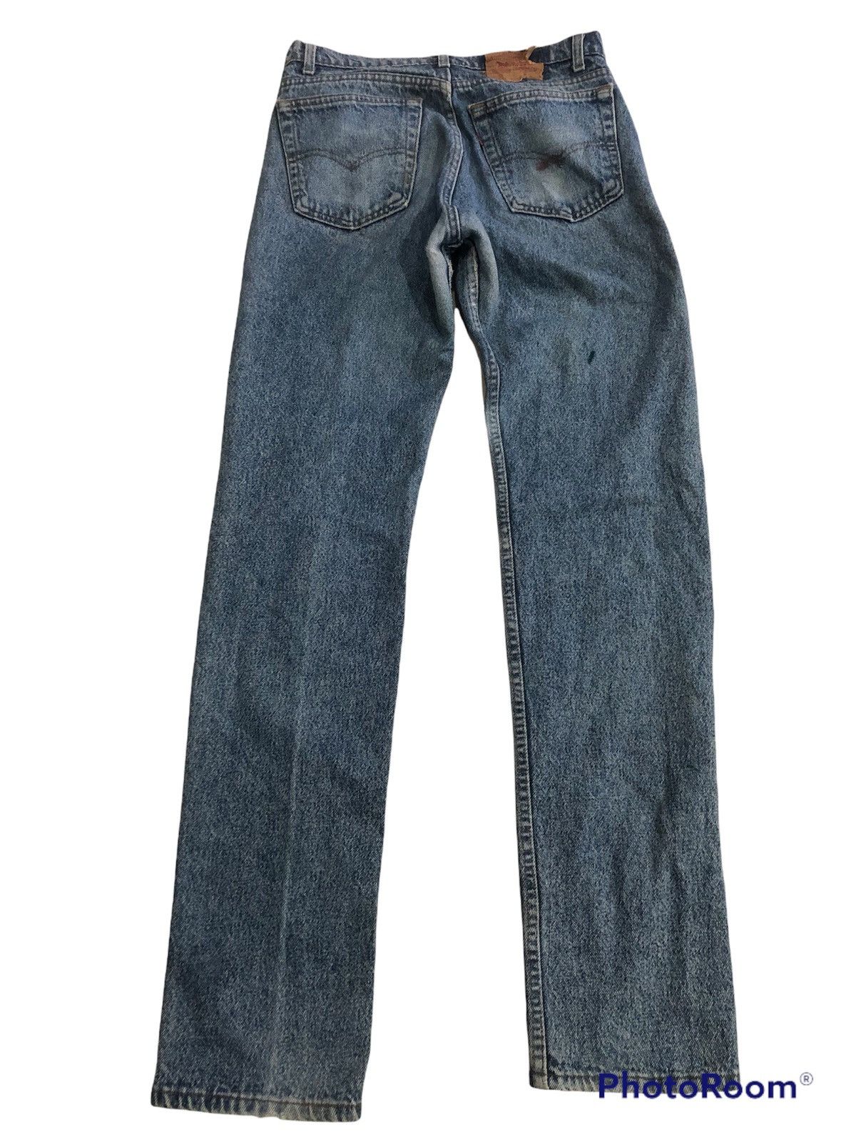 Image of Levis x Levis Vintage Clothing Vintage Levi's 505 Usa Distressed Made In Usa in Blue (Size 31)