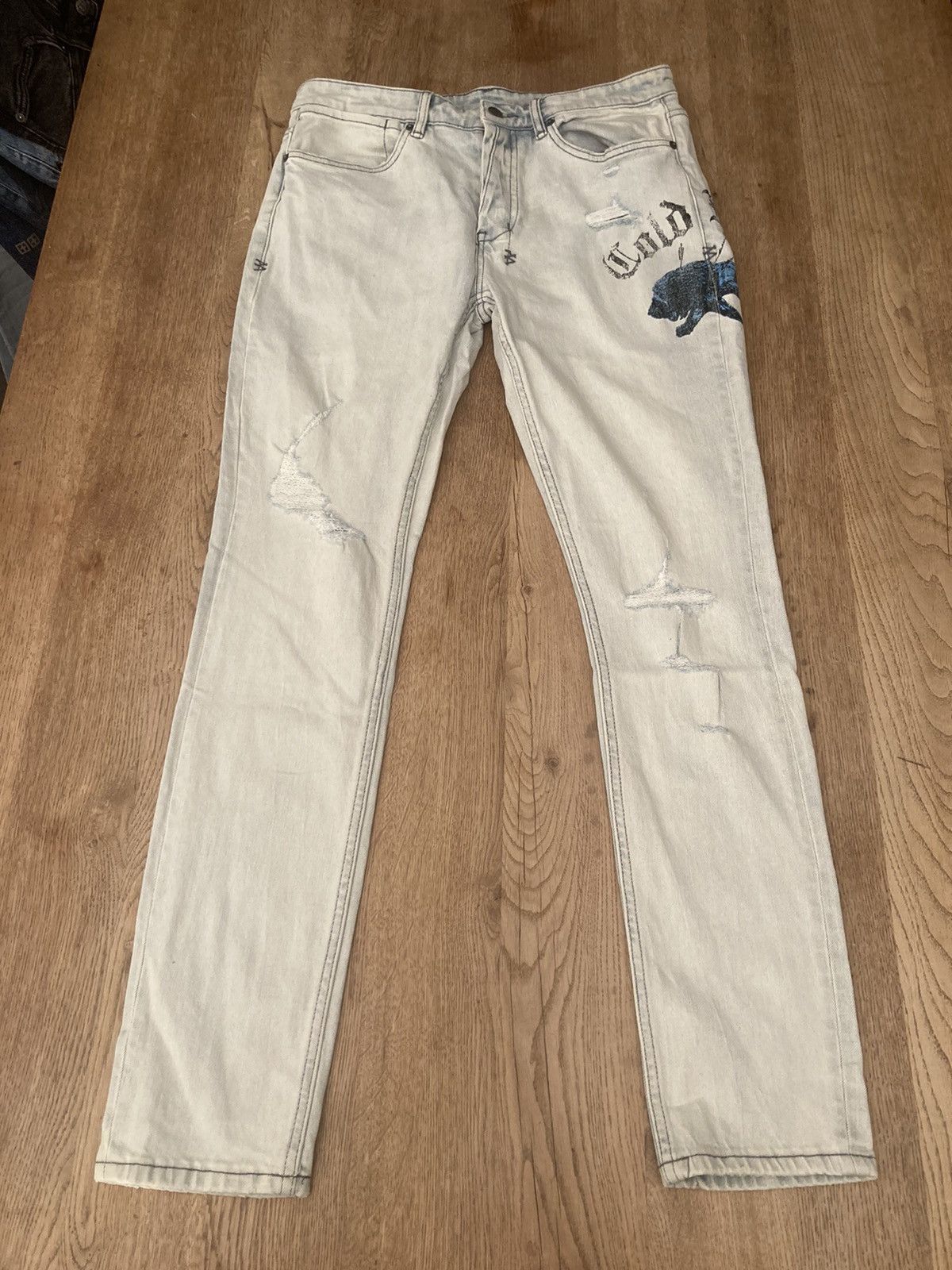 Ksubi Van Winkle Cold Image Iced skinny fit jeans Size US 33 - 2 Thumbnail