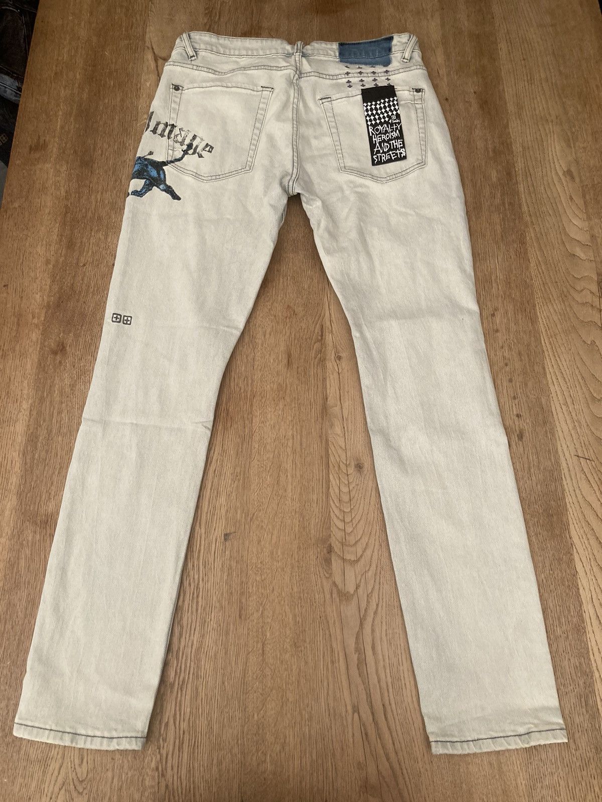 Ksubi Van Winkle Cold Image Iced skinny fit jeans Size US 33 - 7 Thumbnail