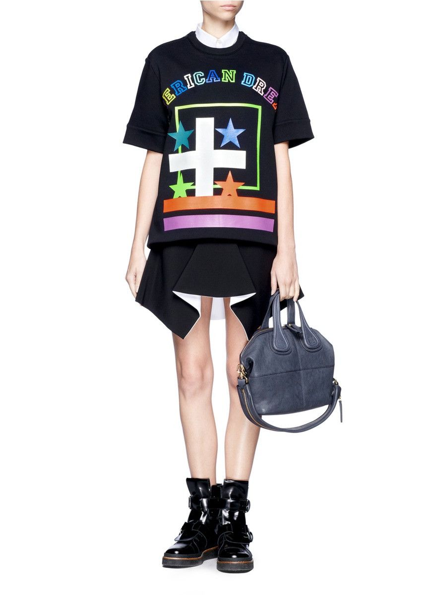 Givenchy Givenchy American Dream Rottweiler Cropped Sleeve Sweater Size US S / EU 44-46 / 1 - 4 Thumbnail