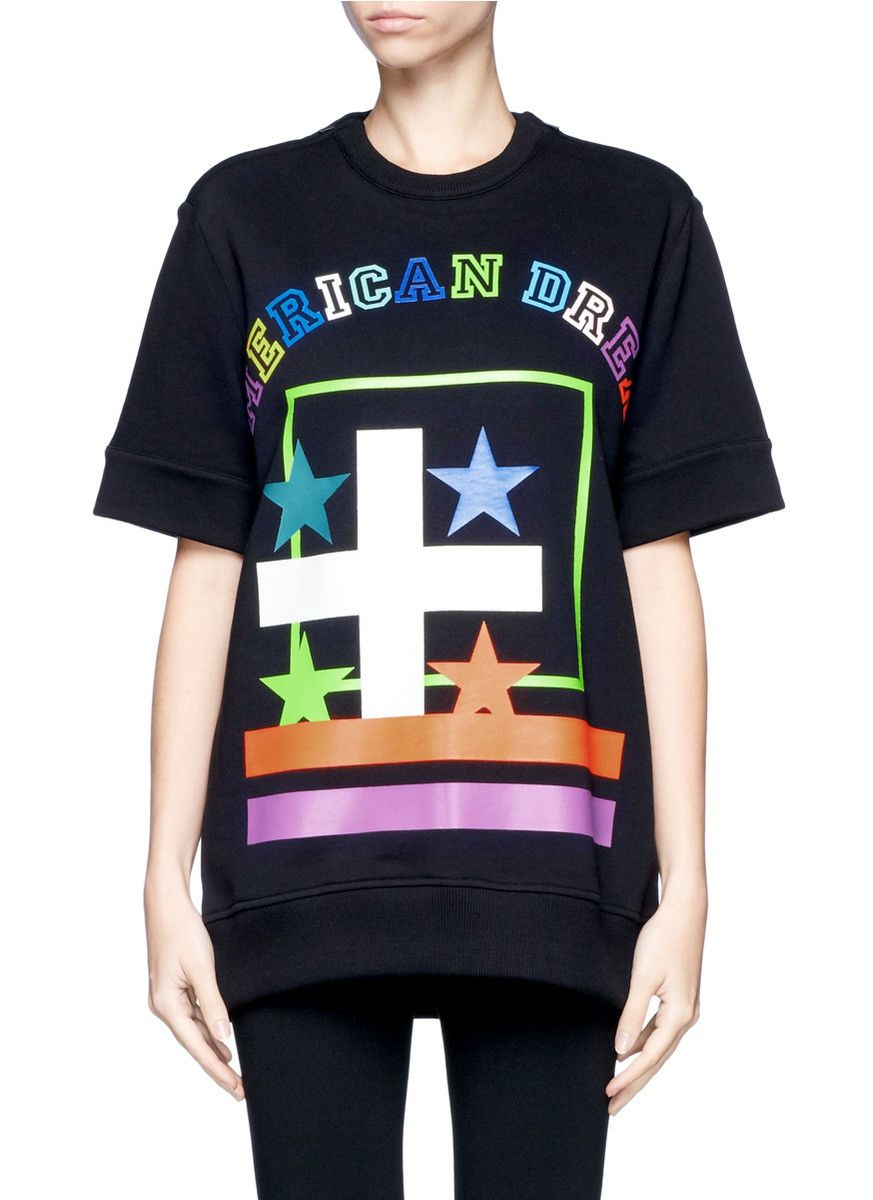 Givenchy Givenchy American Dream Rottweiler Cropped Sleeve Sweater Size US S / EU 44-46 / 1 - 2 Thumbnail