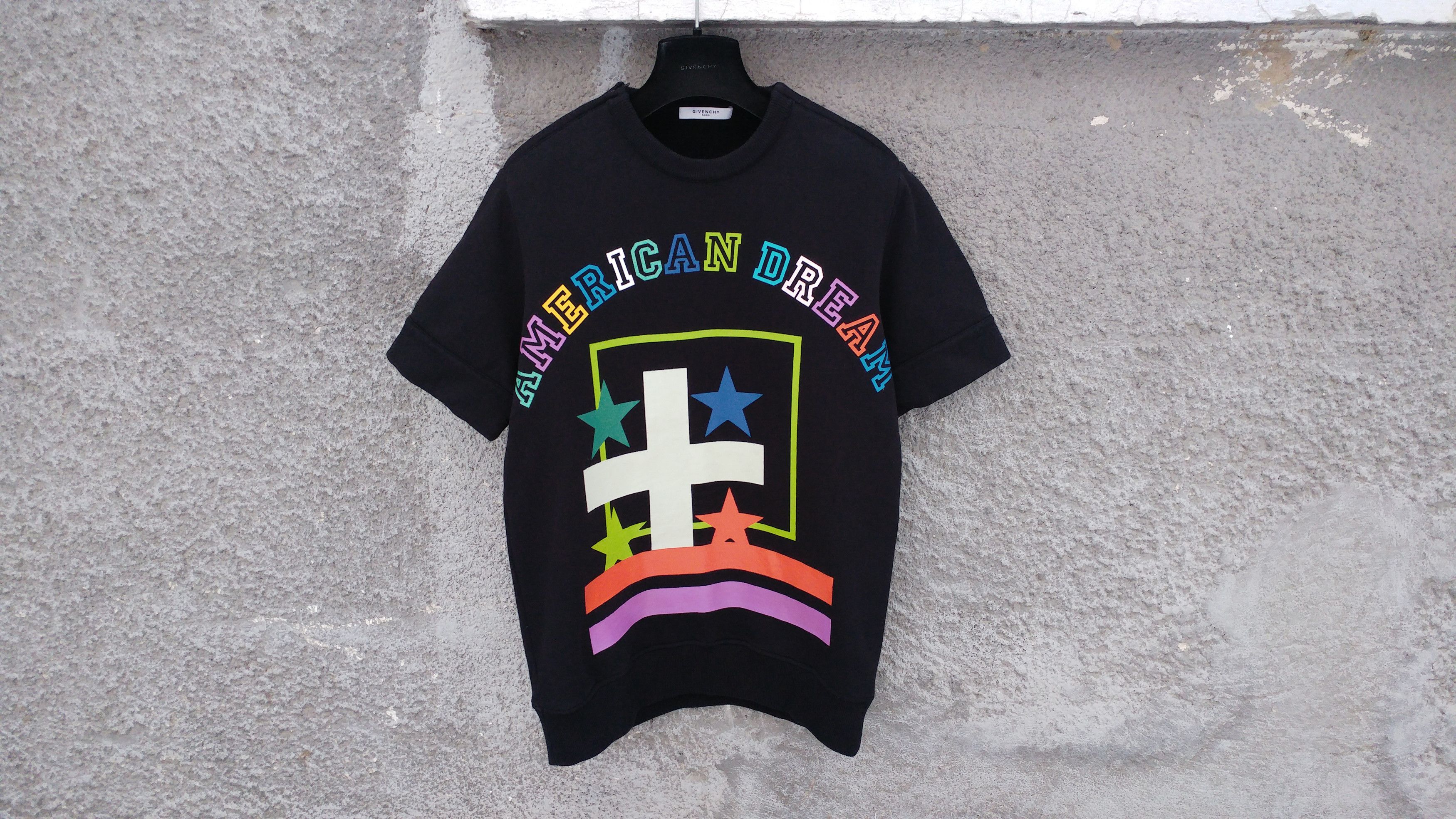 Givenchy Givenchy American Dream Rottweiler Cropped Sleeve Sweater Size US S / EU 44-46 / 1 - 1 Thumbnail