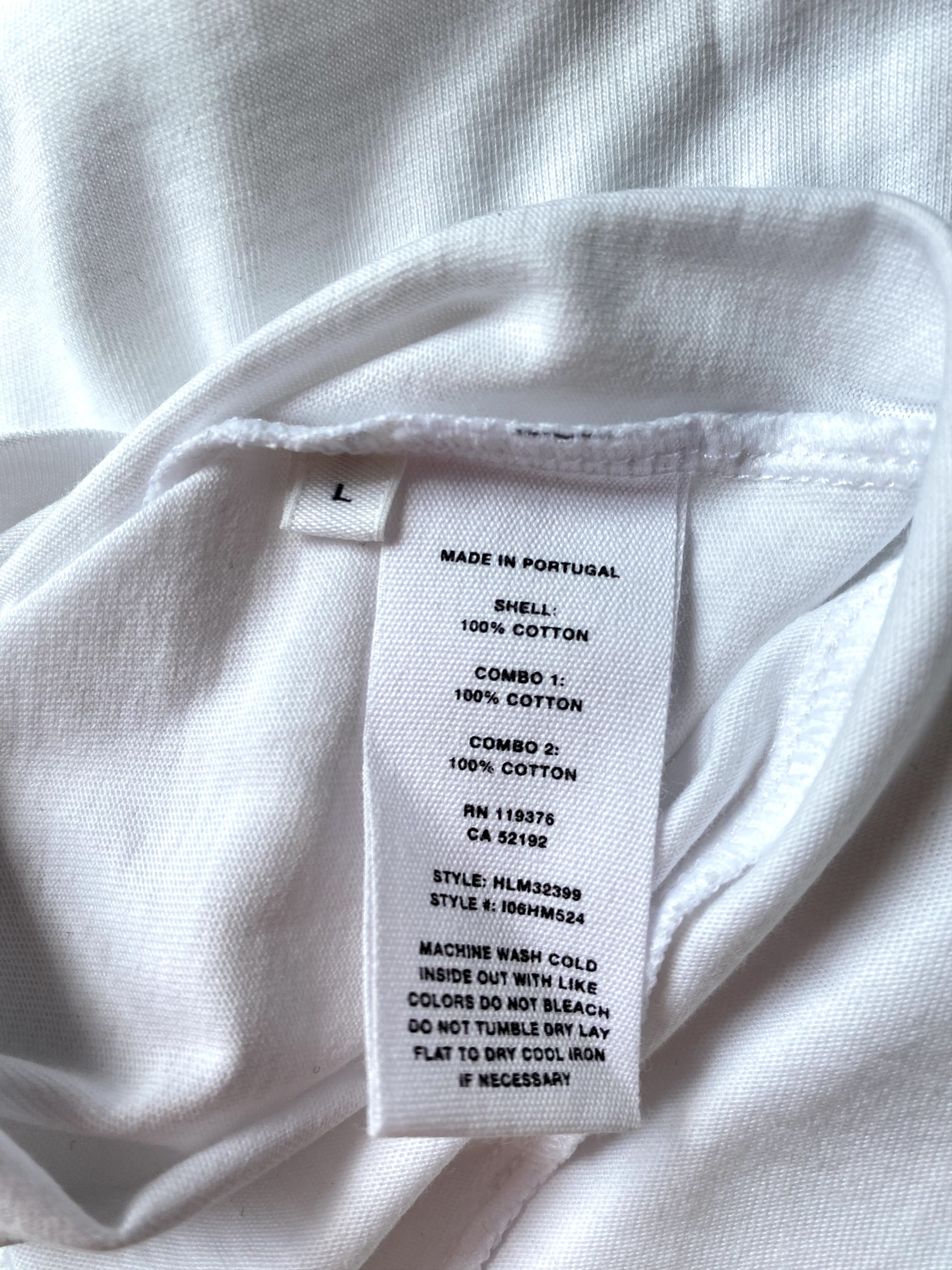 Helmut Lang ⚡️QUICK SALE⚡️ Helmut Lang Yellow Stripe White Tshirt Size US L / EU 52-54 / 3 - 4 Thumbnail