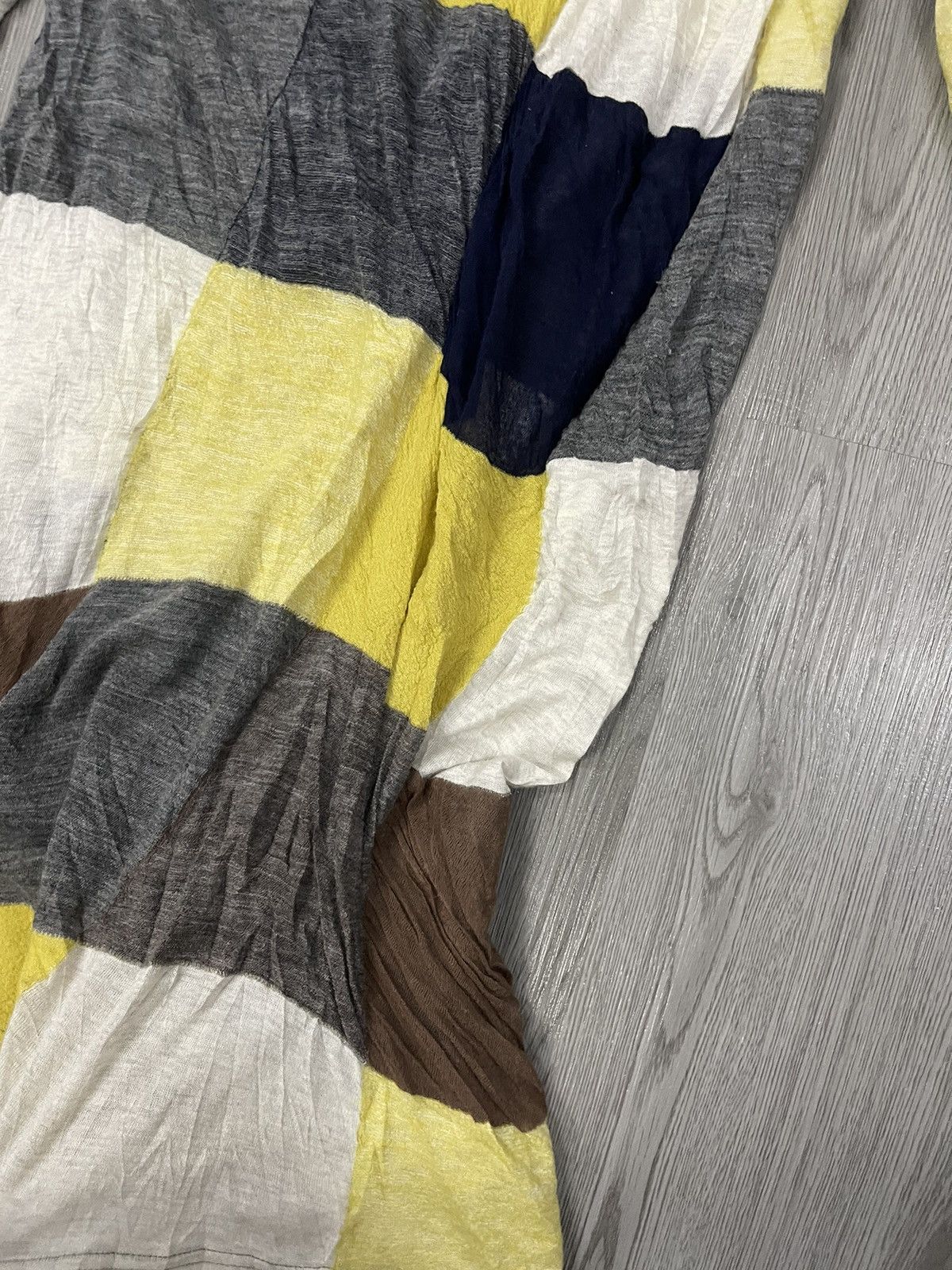 Issey Miyake × Japanese Brand Plantation Issey Miyake Wrinkle Long Body Shirt Size M / US 6-8 / IT 42-44 - 6 Thumbnail