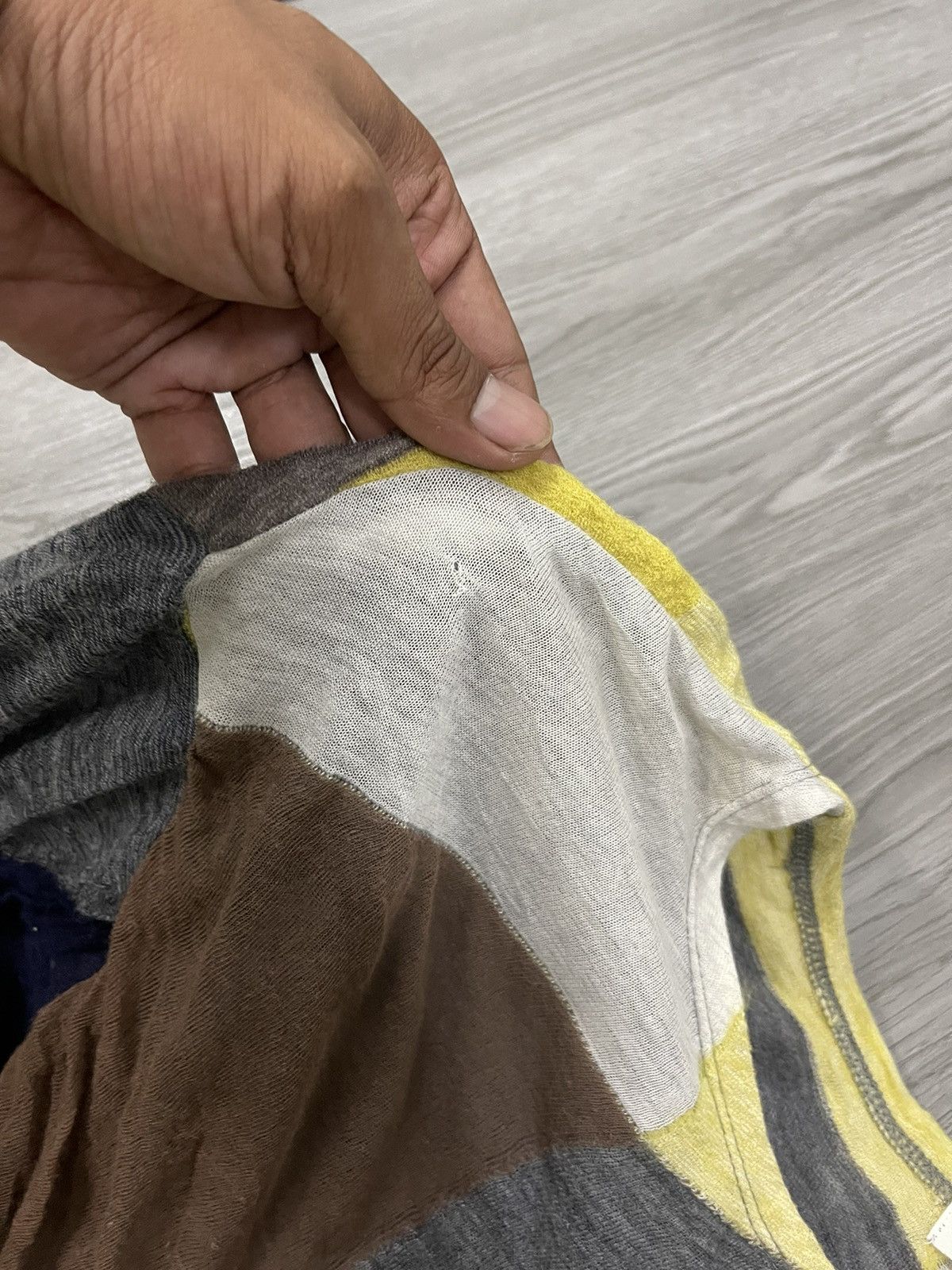 Issey Miyake × Japanese Brand Plantation Issey Miyake Wrinkle Long Body Shirt Size M / US 6-8 / IT 42-44 - 10 Thumbnail