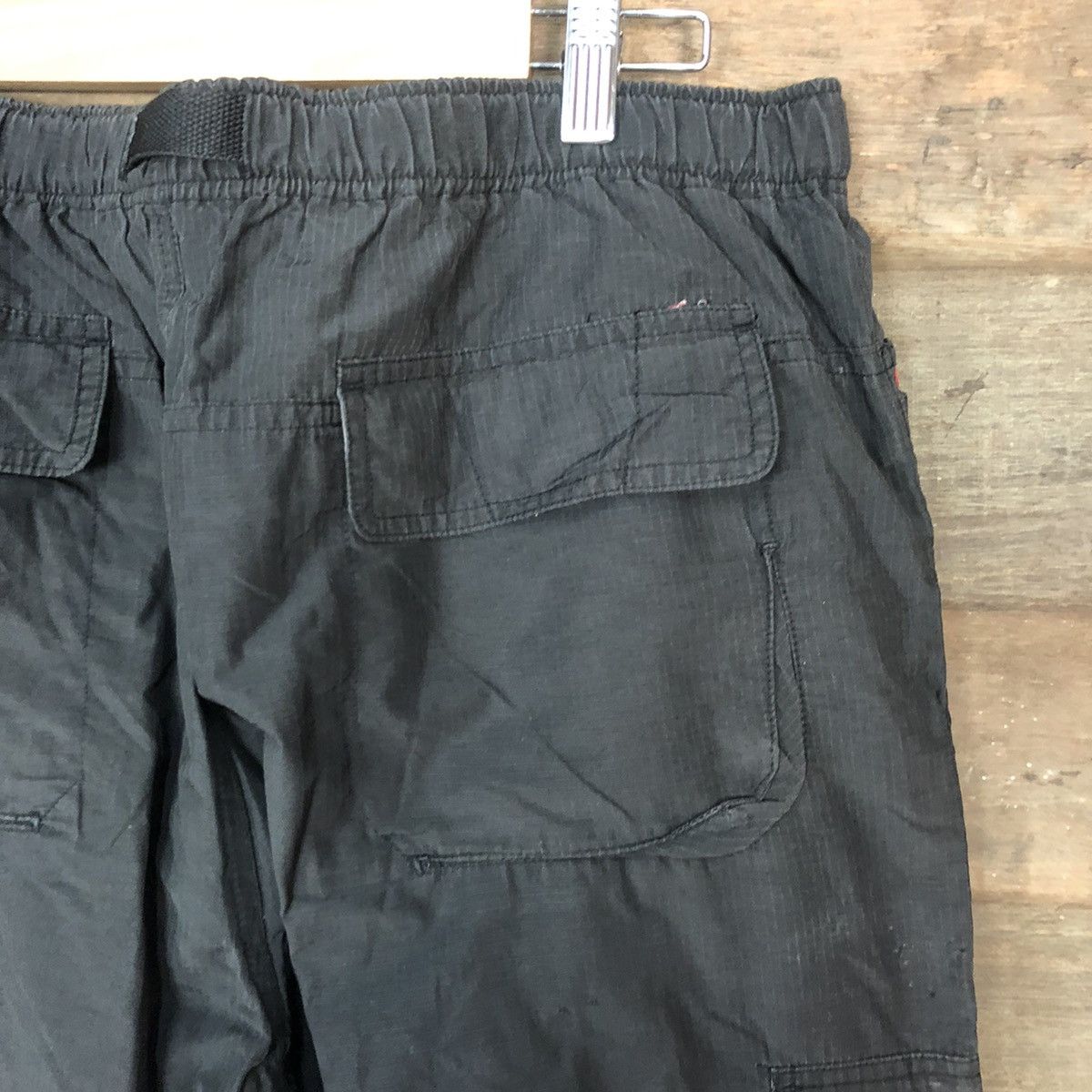 Japanese Brand DLL T&C The Surf Design Black hiking track Cargo Pants #2400 Size US 33 - 16 Thumbnail