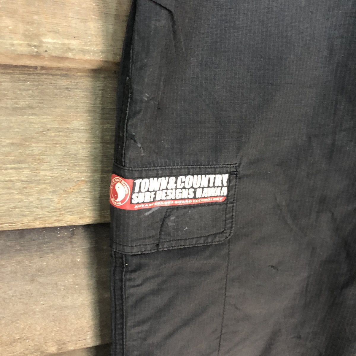Japanese Brand DLL T&C The Surf Design Black hiking track Cargo Pants #2400 Size US 33 - 10 Thumbnail