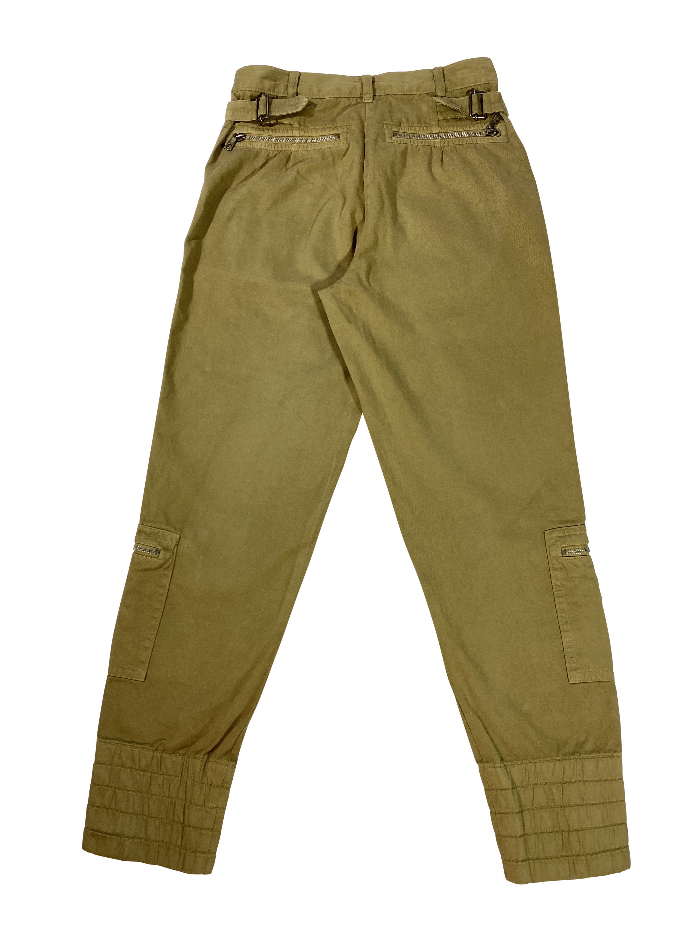 Dries Van Noten ⚡️QUICK SALE⚡️ Dries Van Noten Khaki Bondage Tactical Pants Size 26" / US 2 / IT 38 - 2 Thumbnail