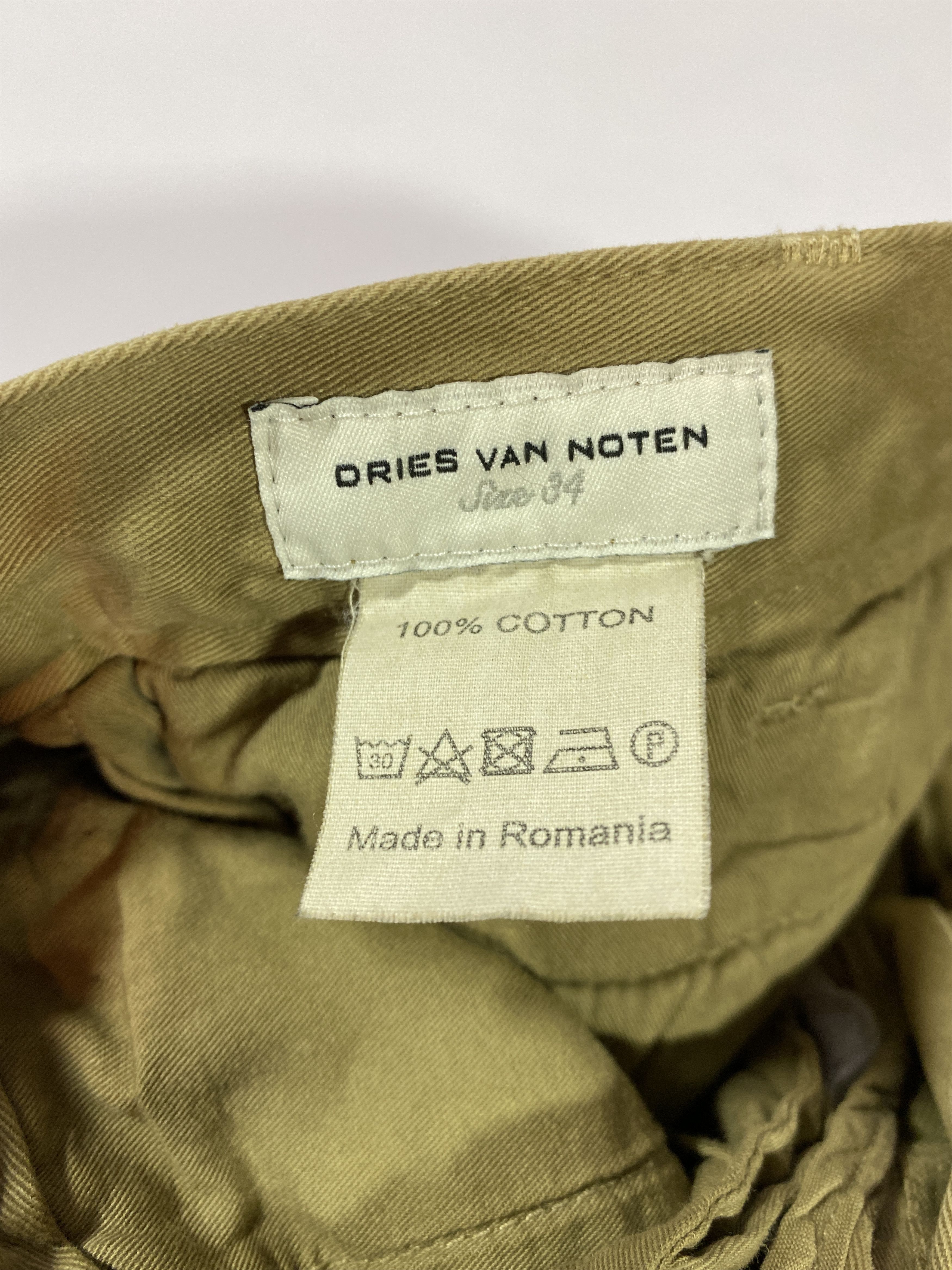Dries Van Noten ⚡️QUICK SALE⚡️ Dries Van Noten Khaki Bondage Tactical Pants Size 26" / US 2 / IT 38 - 3 Thumbnail