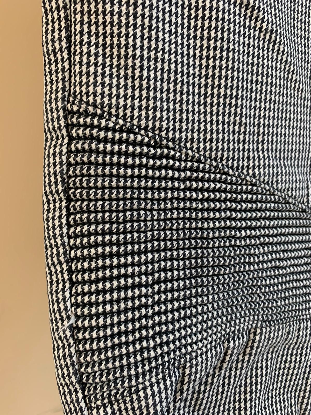 Balmain Houndstooth Biker Denim in Black & White Size US 38 / EU 54 - 5 Thumbnail