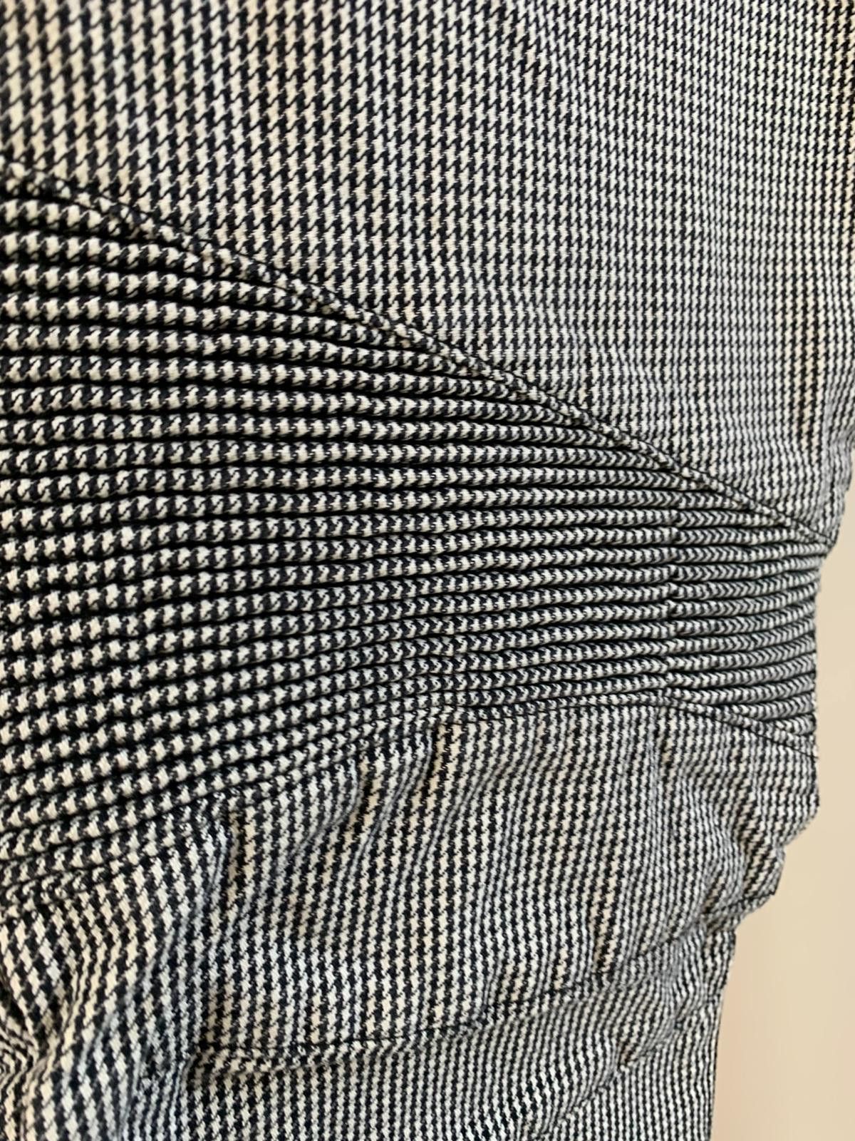 Balmain Houndstooth Biker Denim in Black & White Size US 38 / EU 54 - 6 Thumbnail